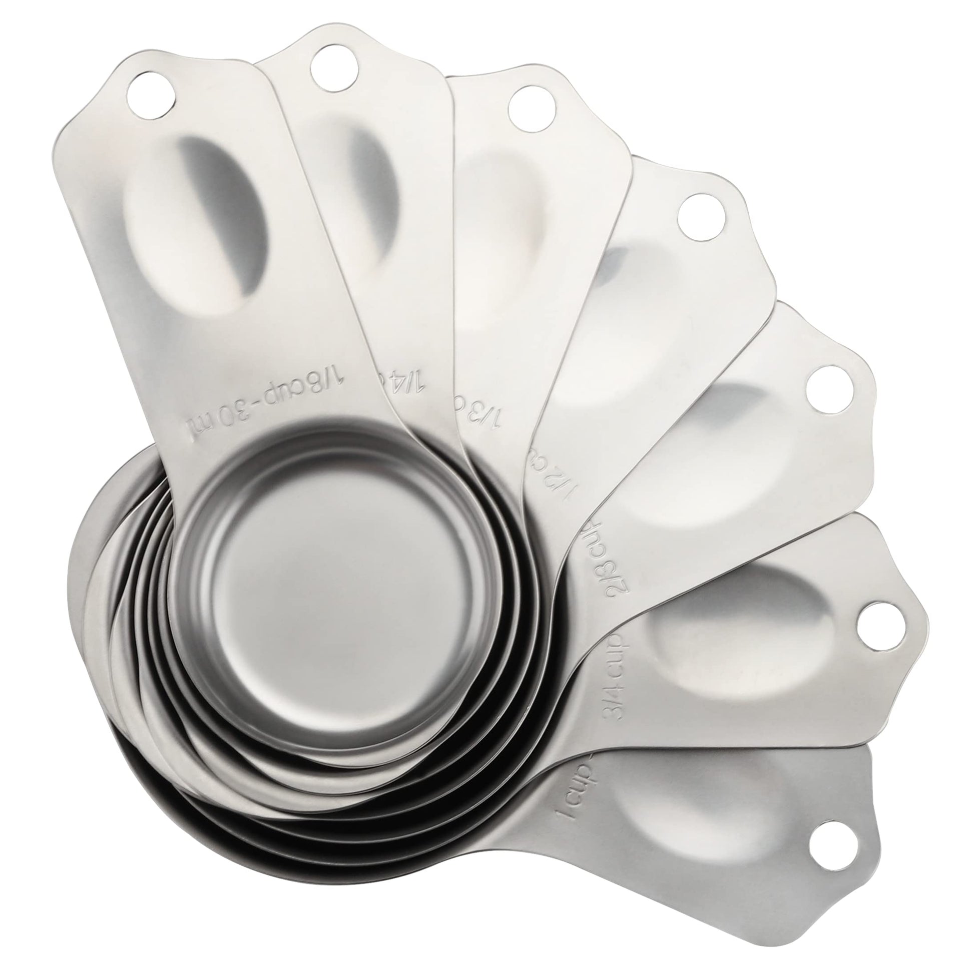 Measuring Cups Set of 7 Stainless Steel Measuring Cups
