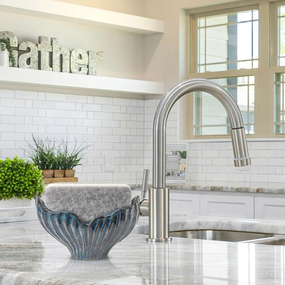 Sponge Holder for Kitchen Sink