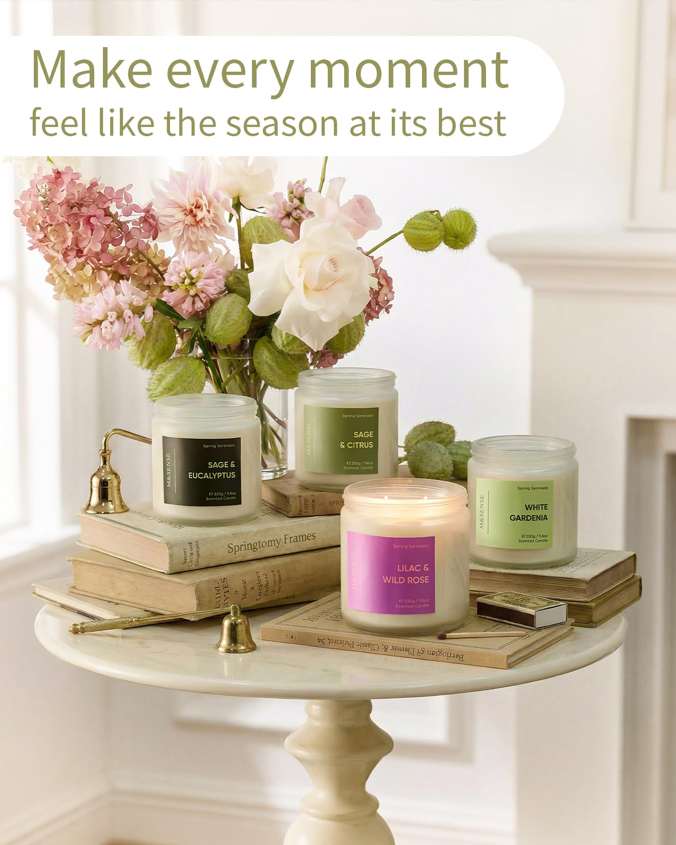 Bluebell Orange Blossom Scented Candle (11.6 Ounce)