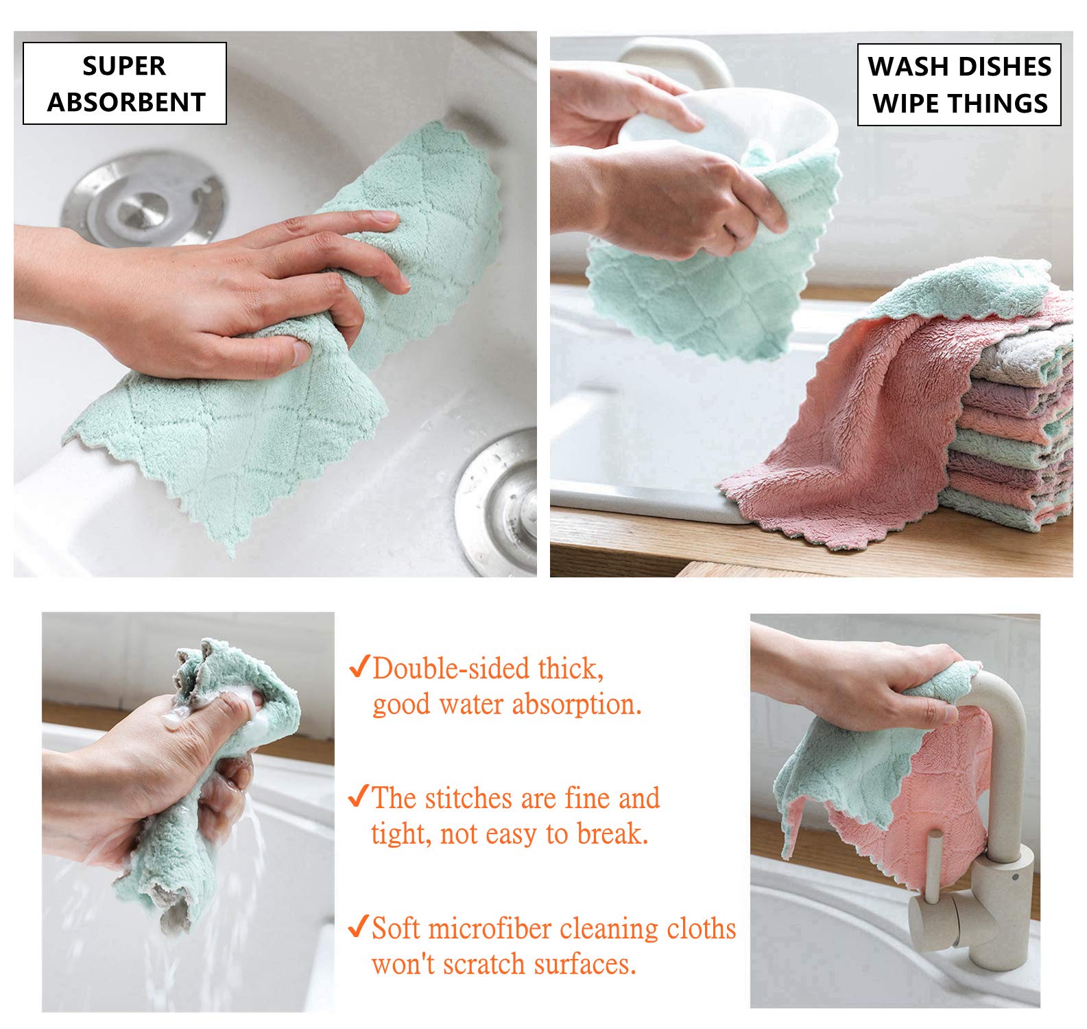 Microfiber Cleaning Cloth (12 Count)