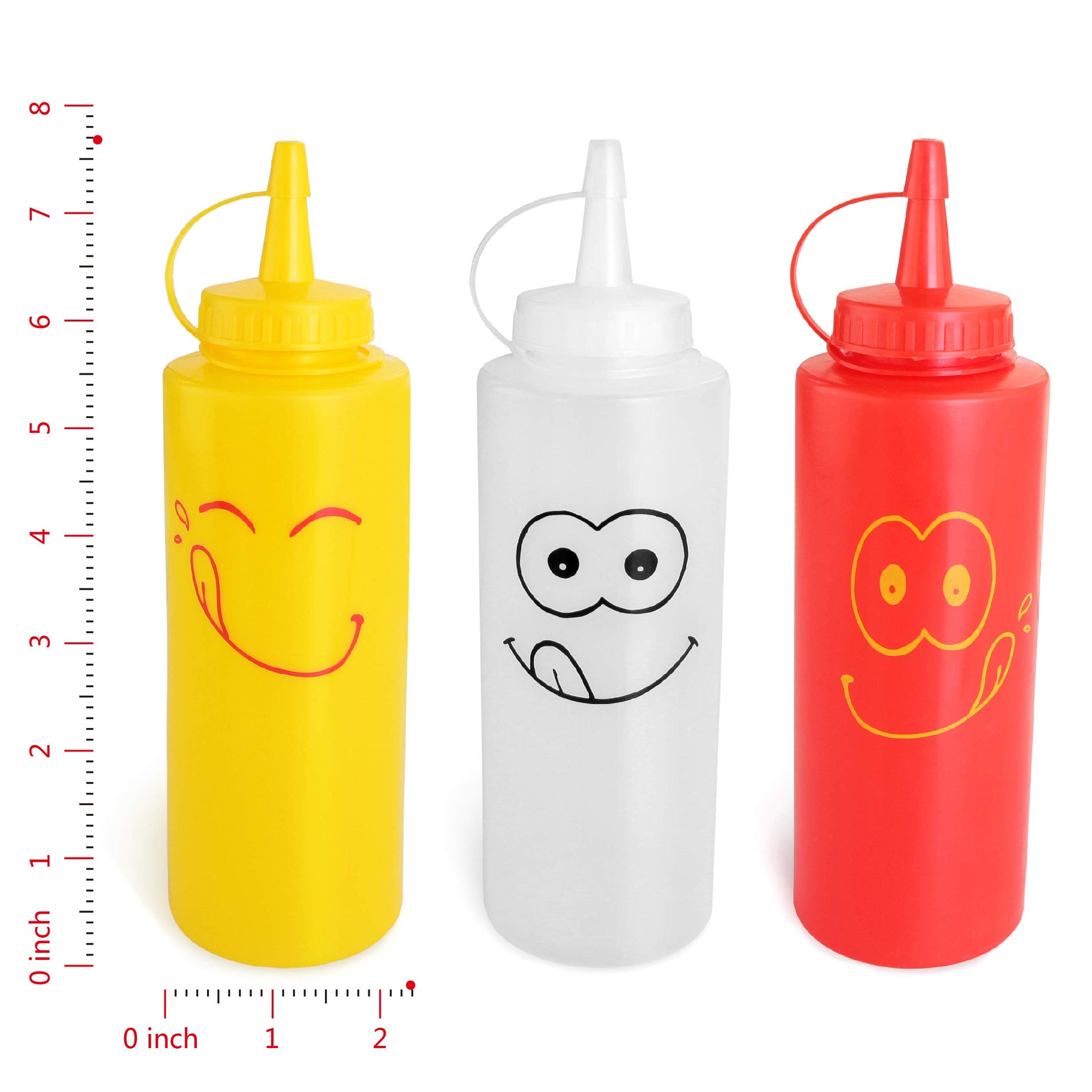 Condiment Squeeze Bottle Set (3 Count)