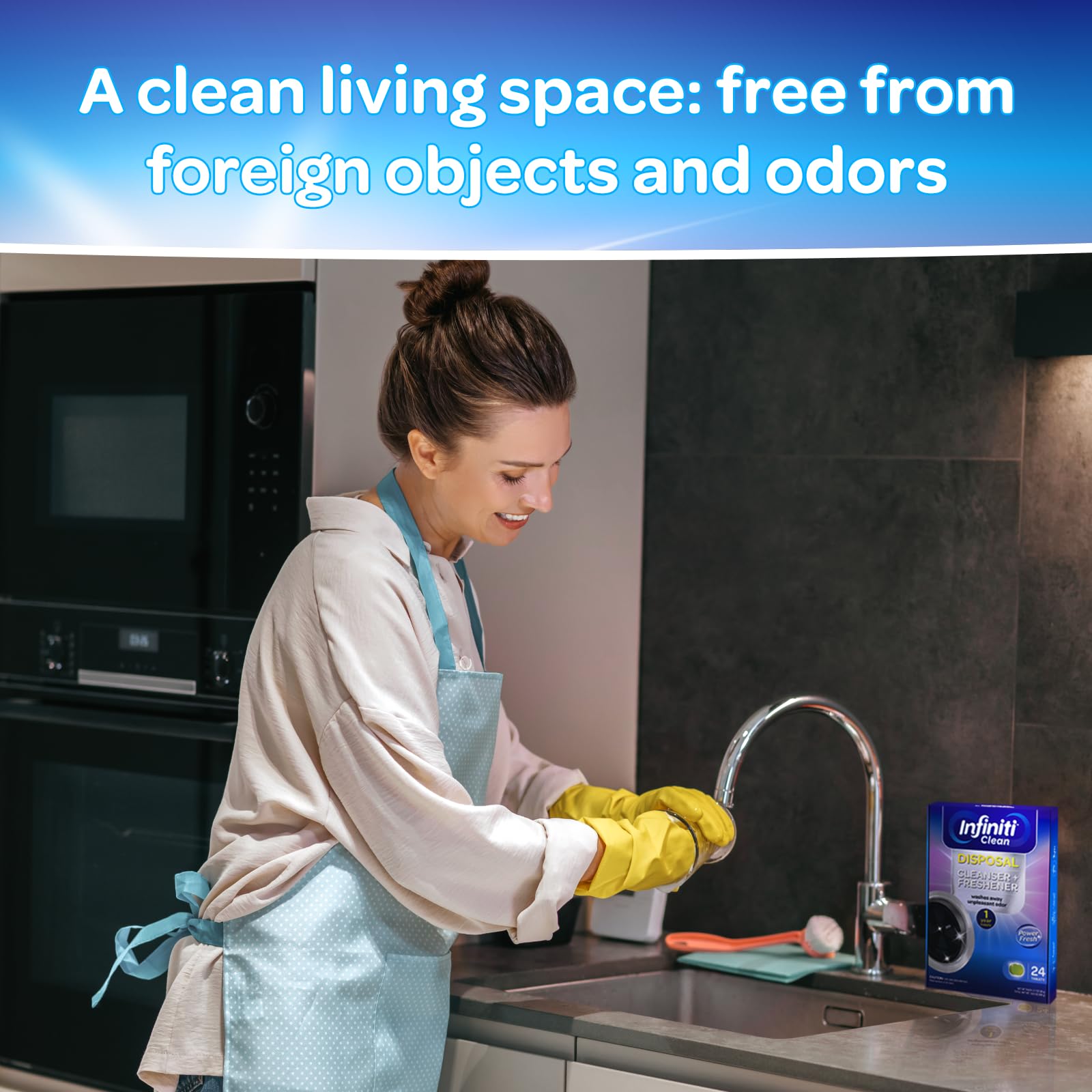 Garbage Disposal Cleaner and Deodorizer Tablets (24 Count)