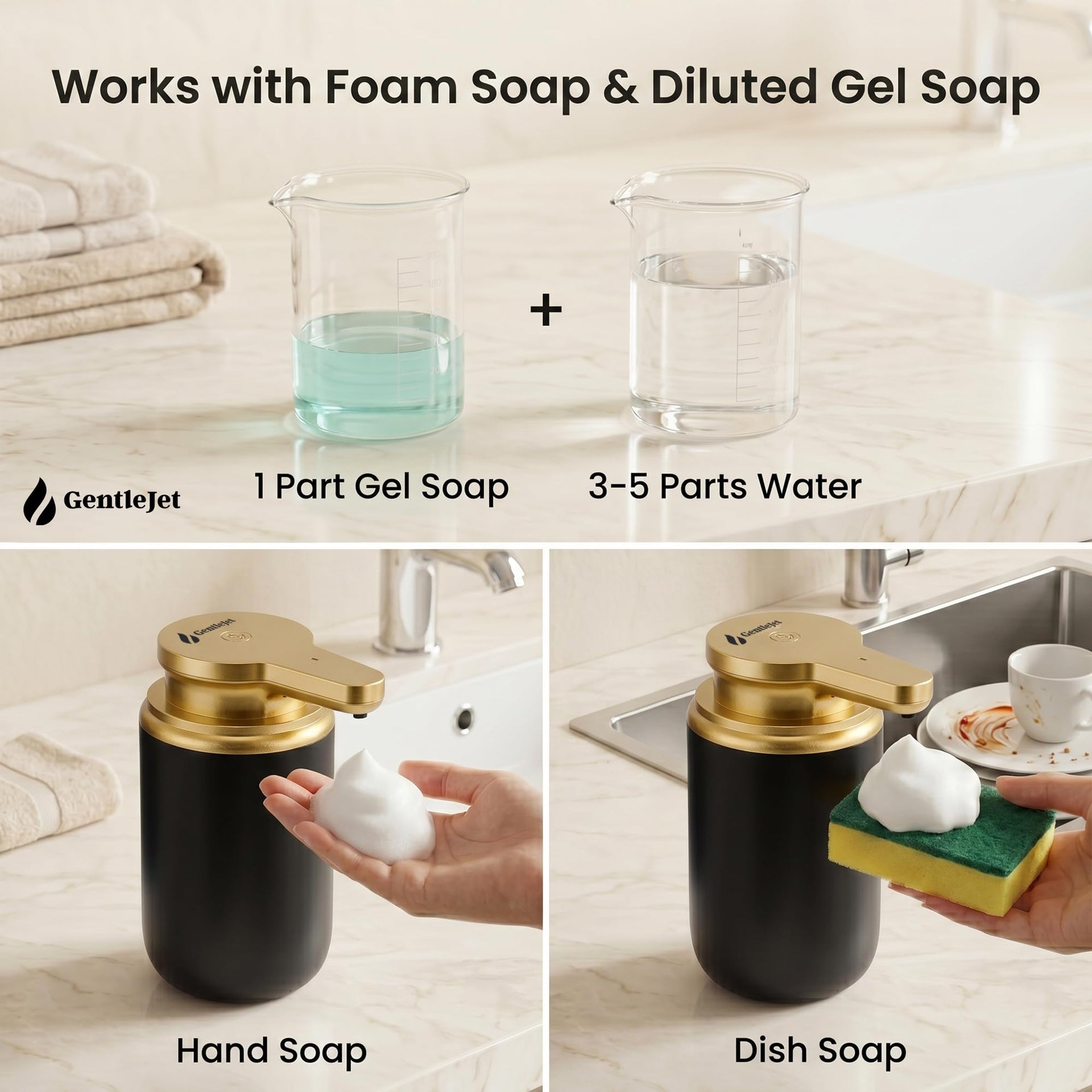 SimpleFoam Automatic Foaming Soap Dispenser Touchless Sensor