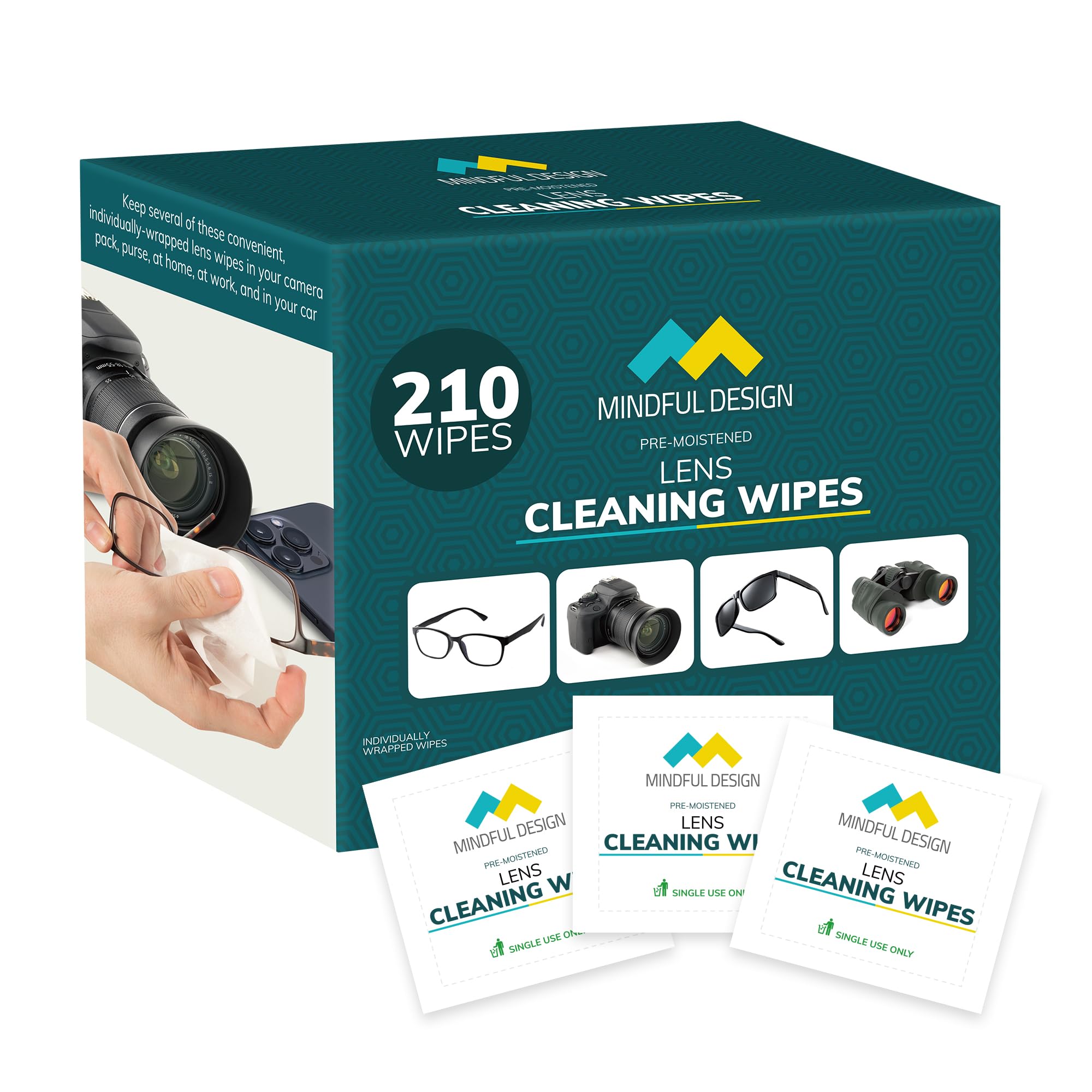 Lens Cleaning Wipes for Eyeglasses (210 Count)
