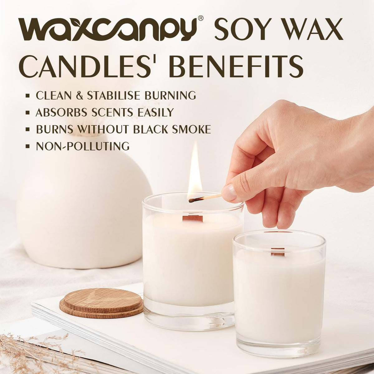 Soy Wax Waxcanpy Natural Candle Wax