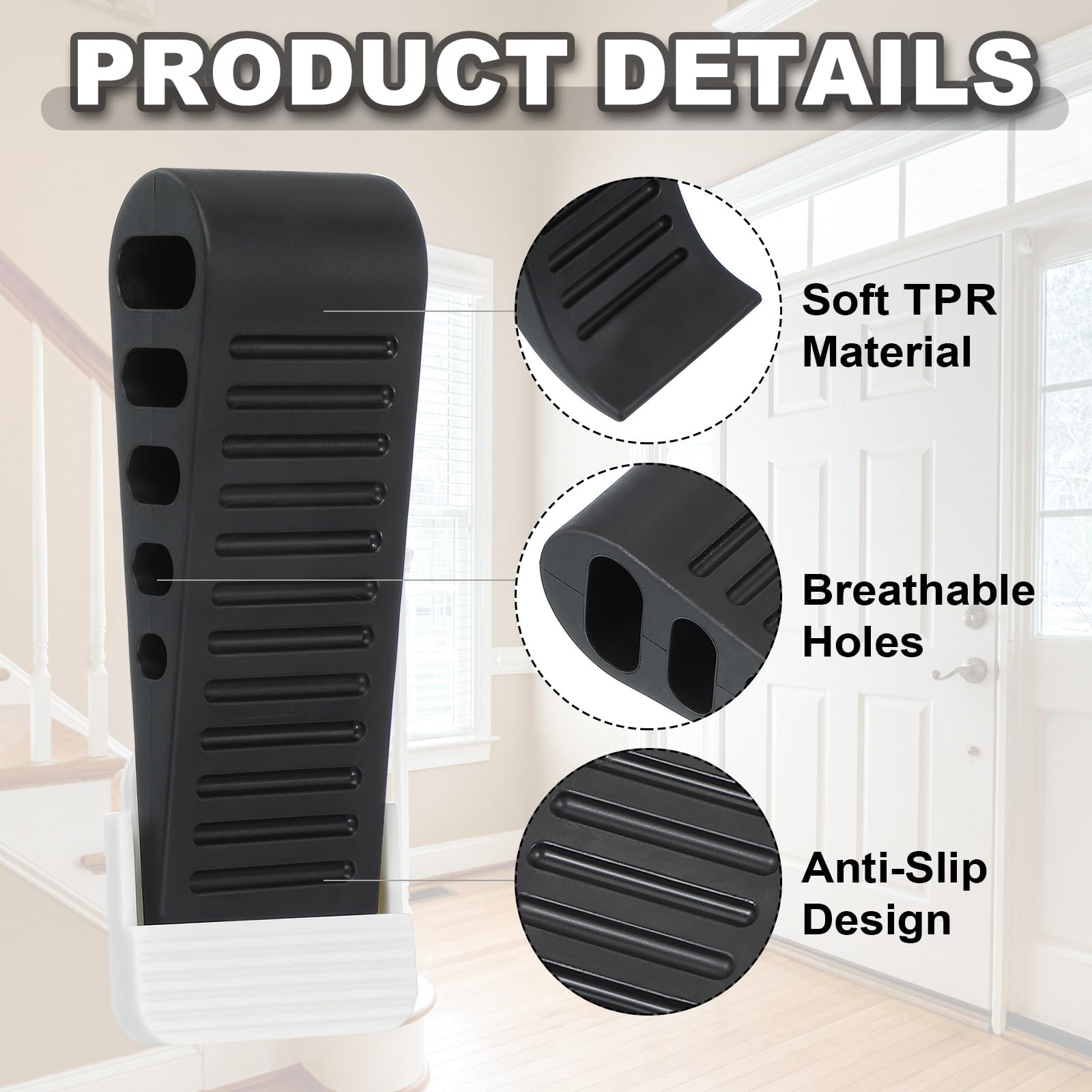 Rubber Door Stoppers for Bottom of Door