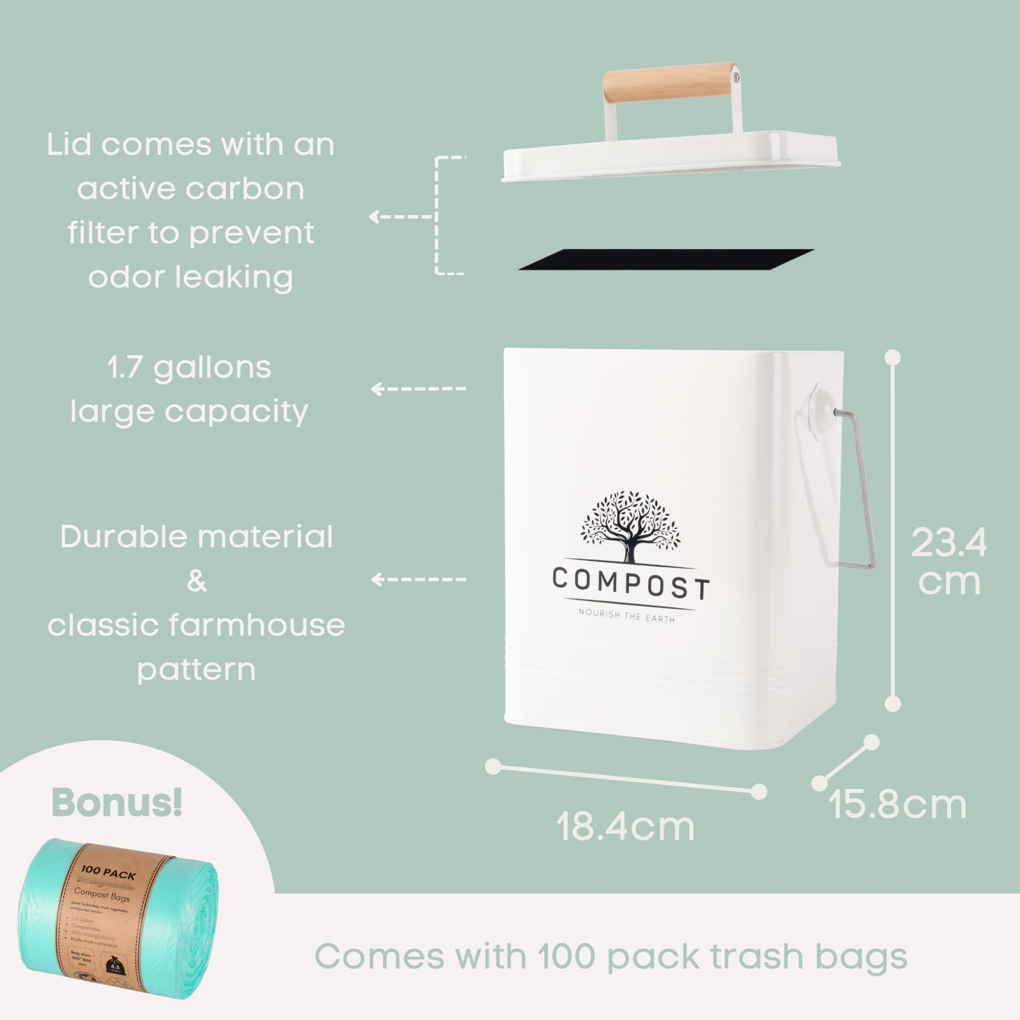 Kitchen Compost Bin