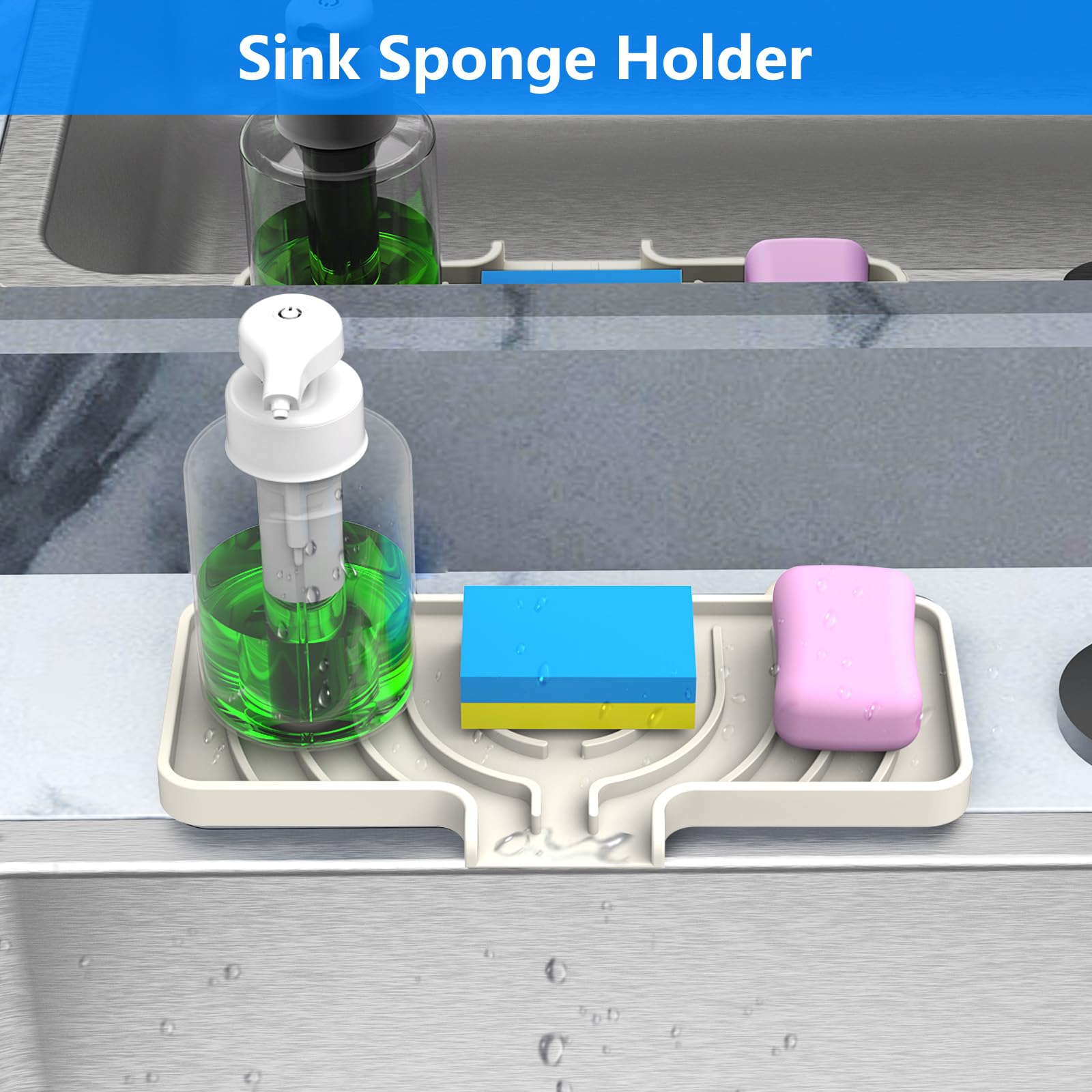 Sponge Holder for Kitchen Sink