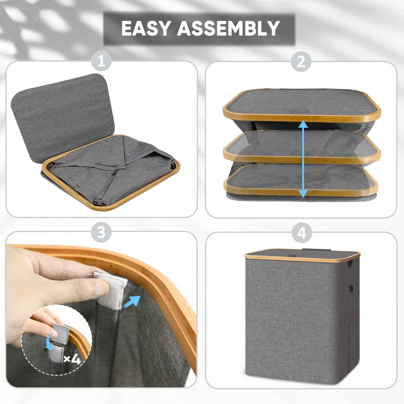 Laundry Hamper with Lid