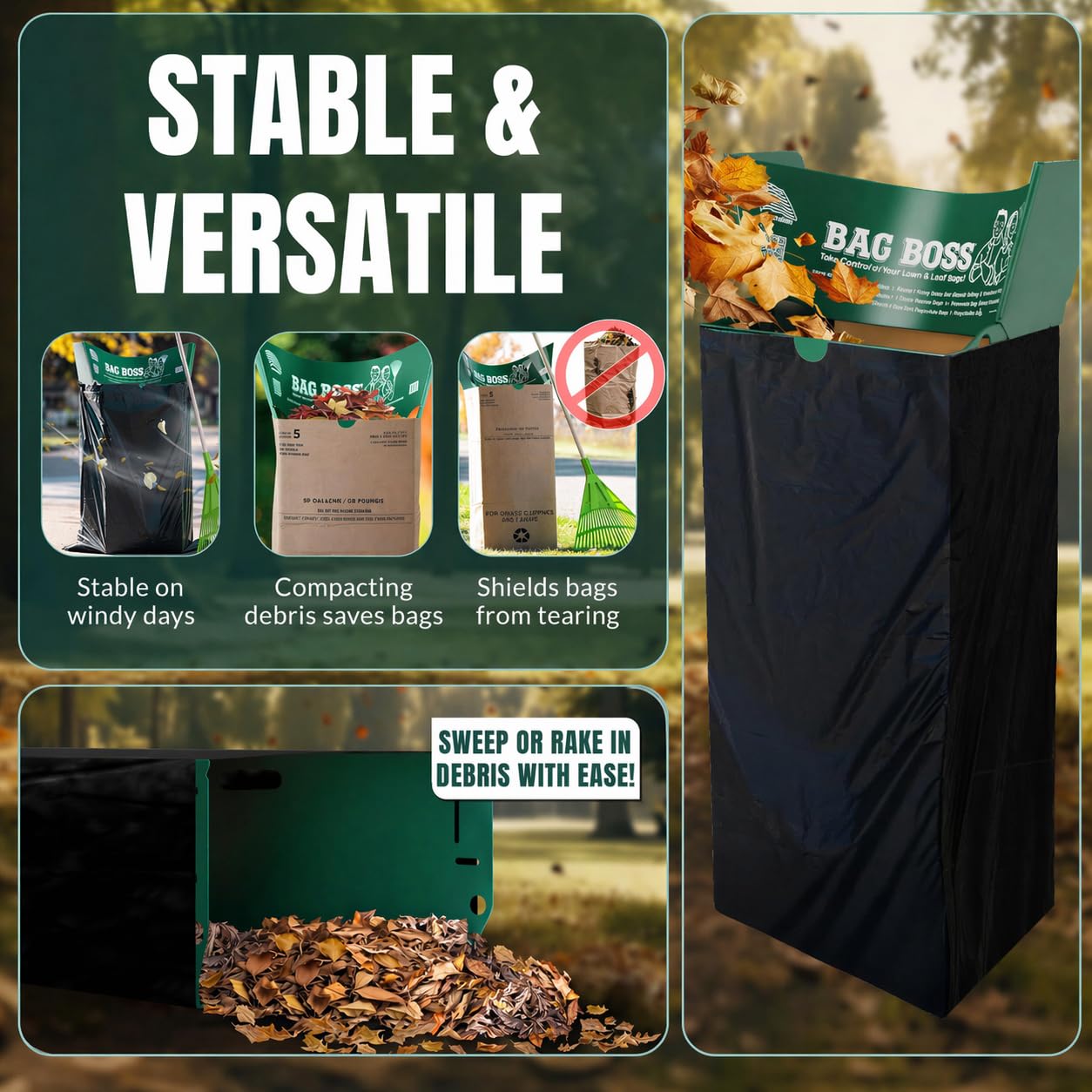 Lawn & Leaf Bag Holder