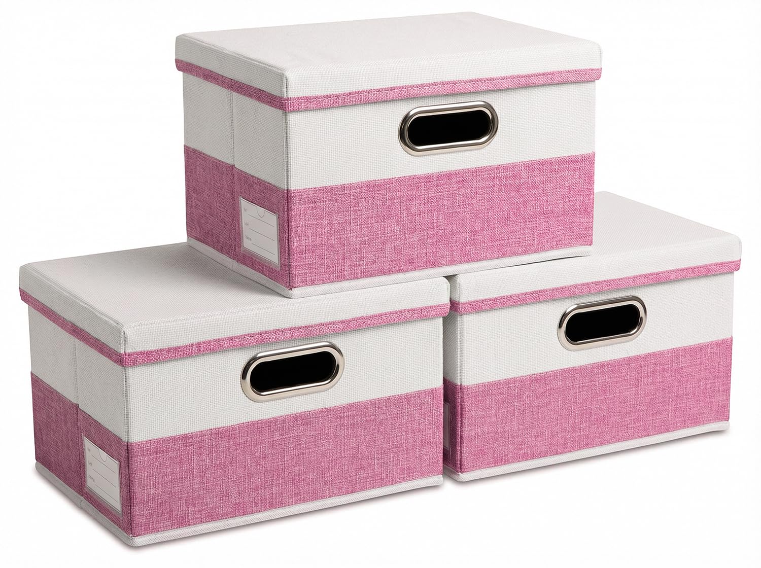 Storage Bins with Lids [3 (3 Count)