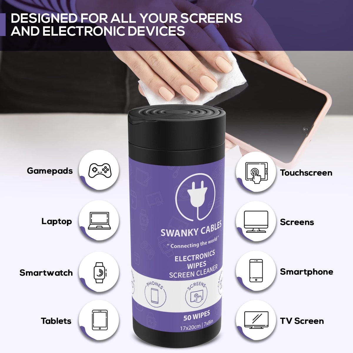 Screen Cleaner Wipes