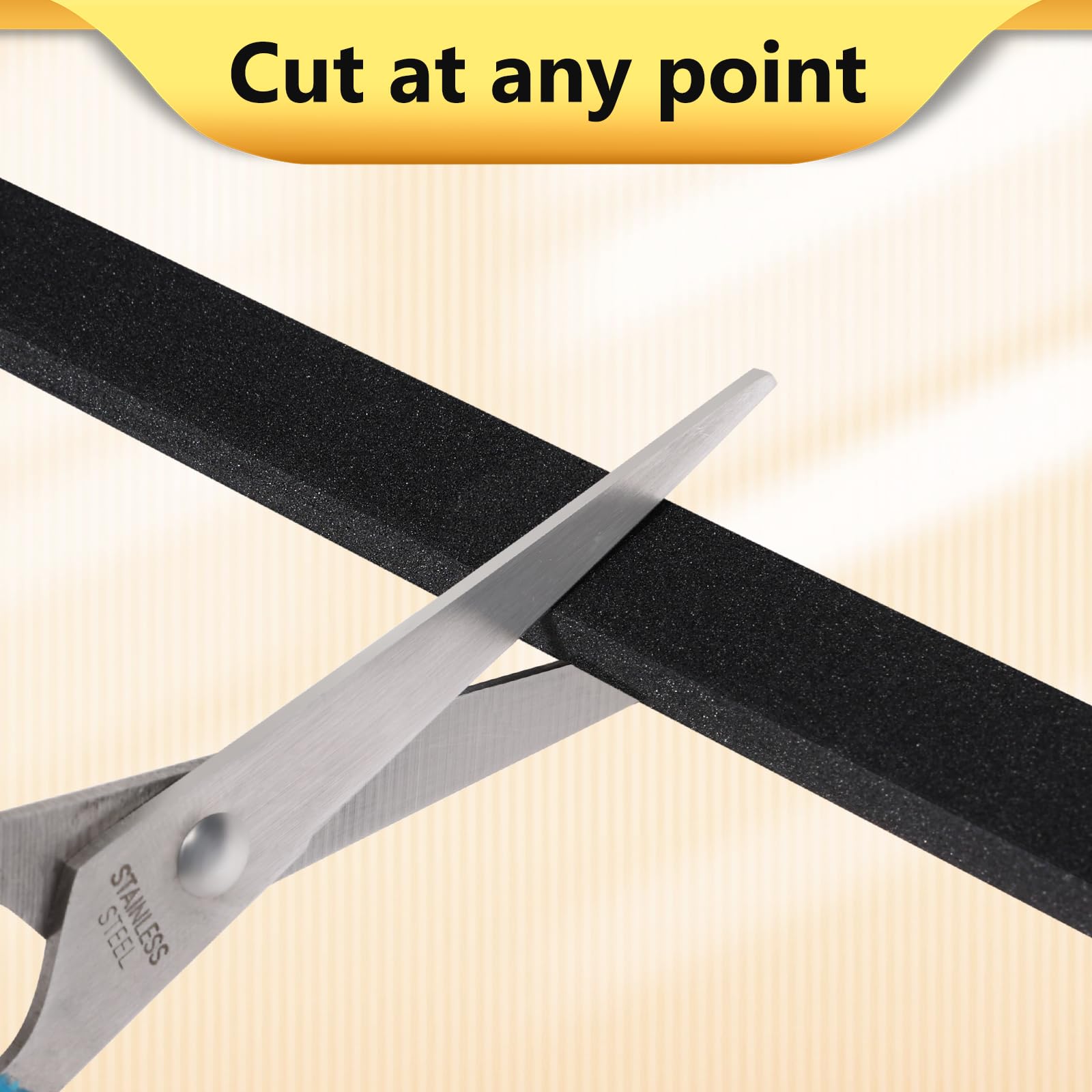 Black Weather Stripping Door Seal Strip