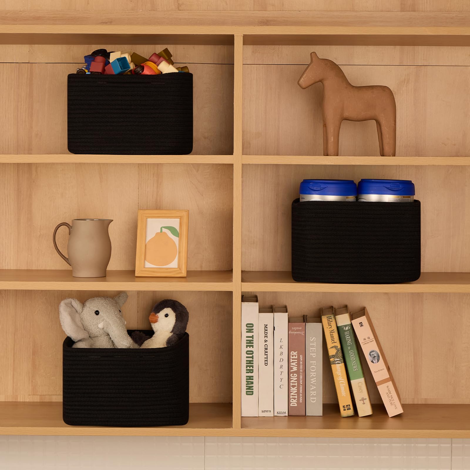 Small Organizing Baskets for Cubes Shelf (3 Count)