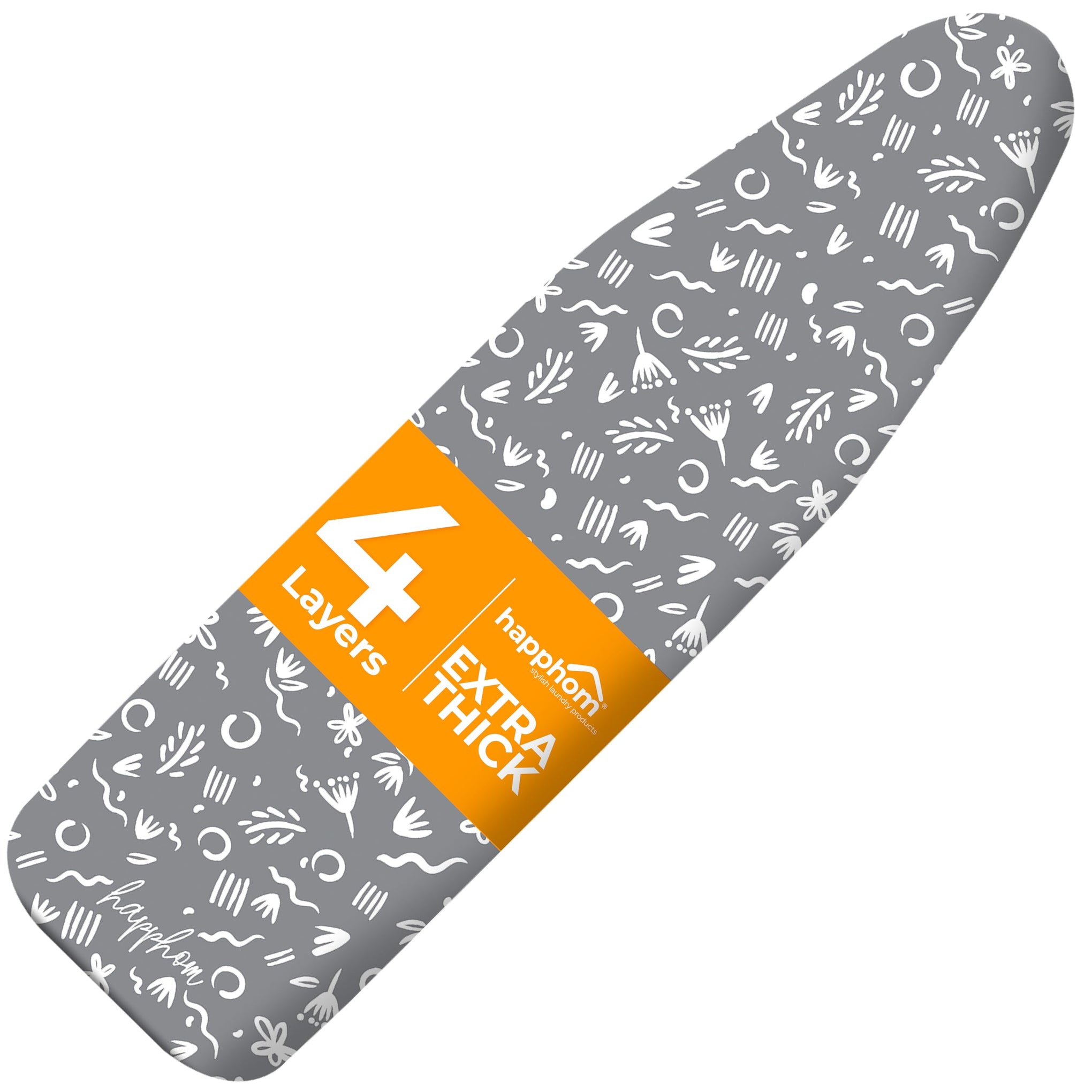 Ironing Board Cover and Pad Extra Thick Heavy Duty Padded Multiple Layers Silver Coated Ironing Board Cover