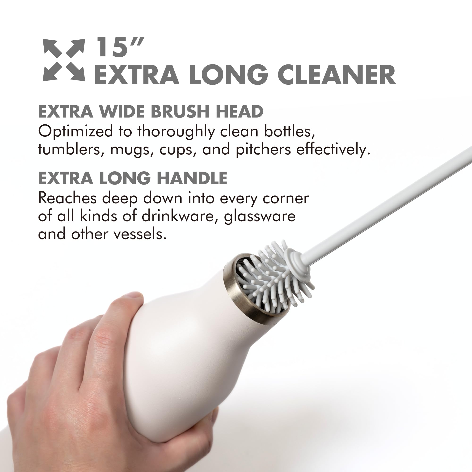 Silicone Bottle Cleaning Brush Set (2 Count)
