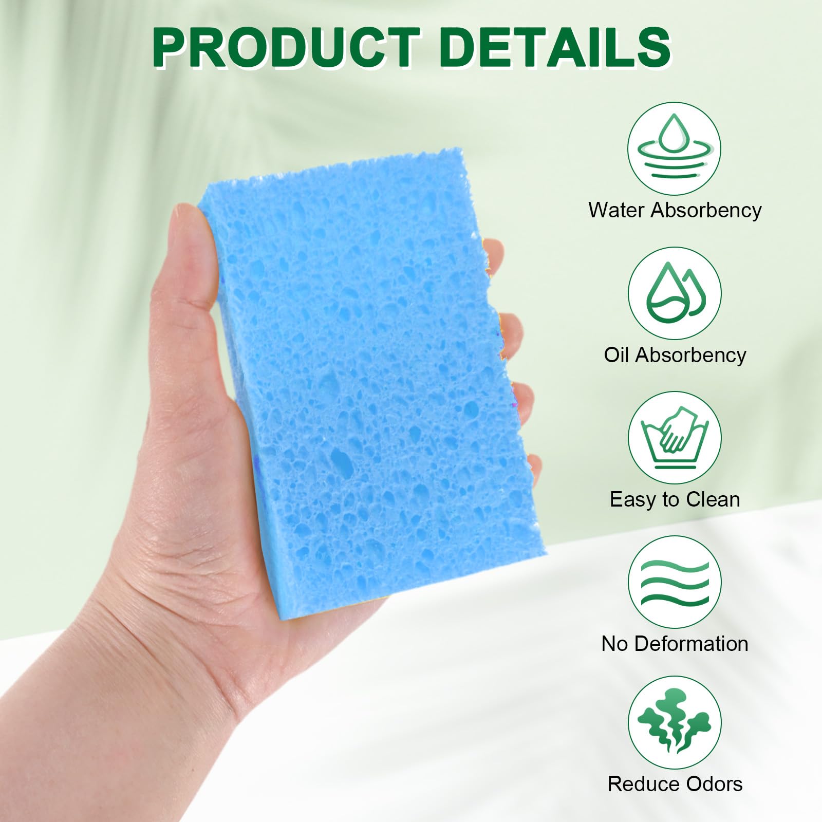 6 Pack Kitchen Sponges (6 Count)