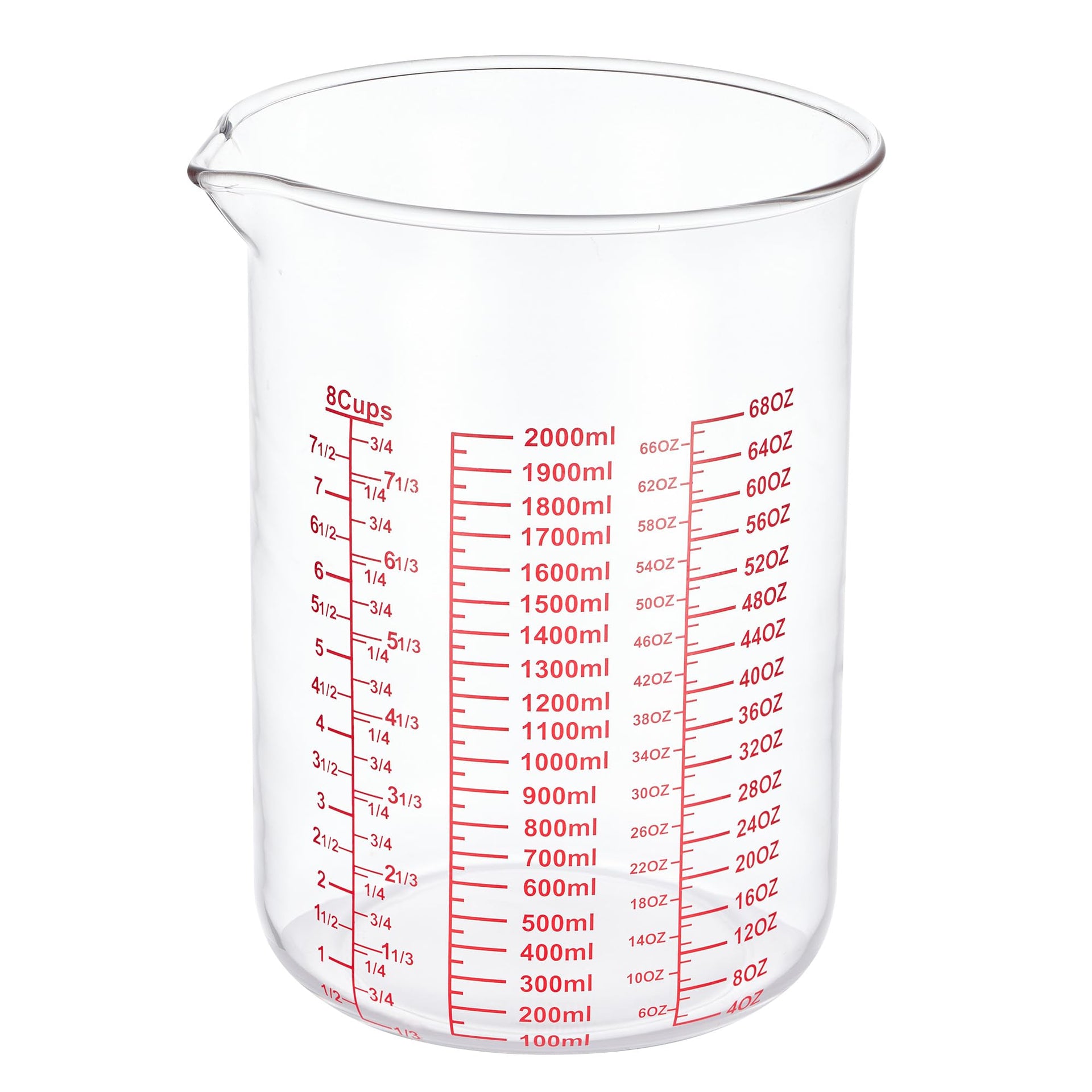 High Borosilicate Glass Measuring Cup