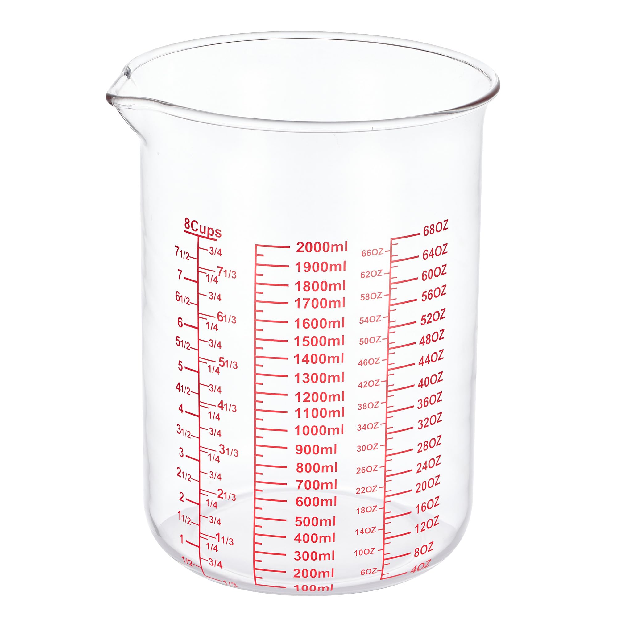 High Borosilicate Glass Measuring Cup