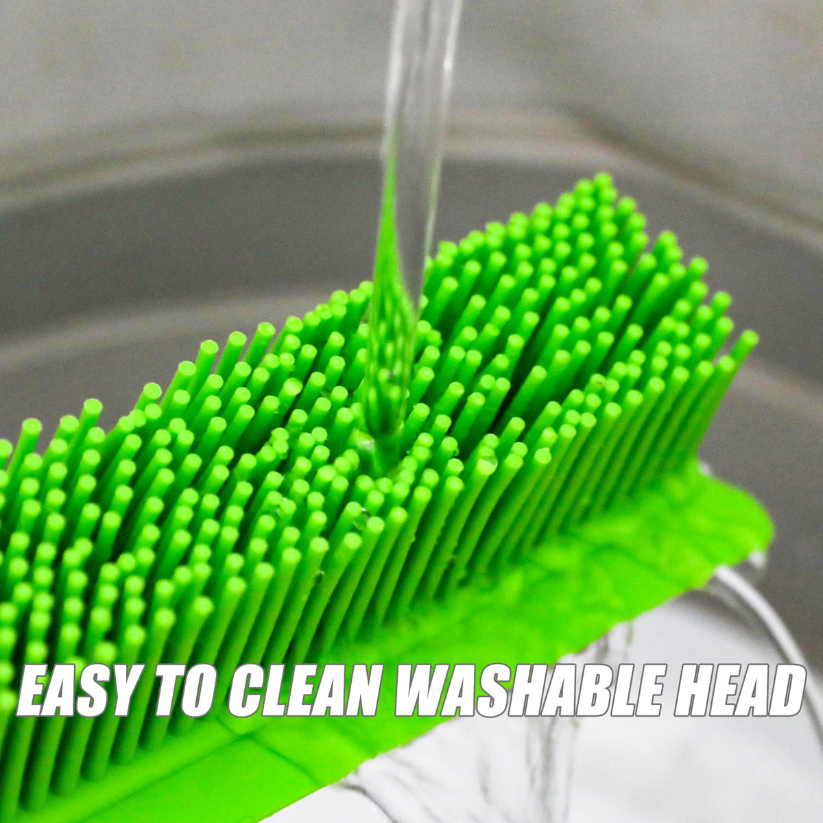 Rubber Broom and Dustpan Set