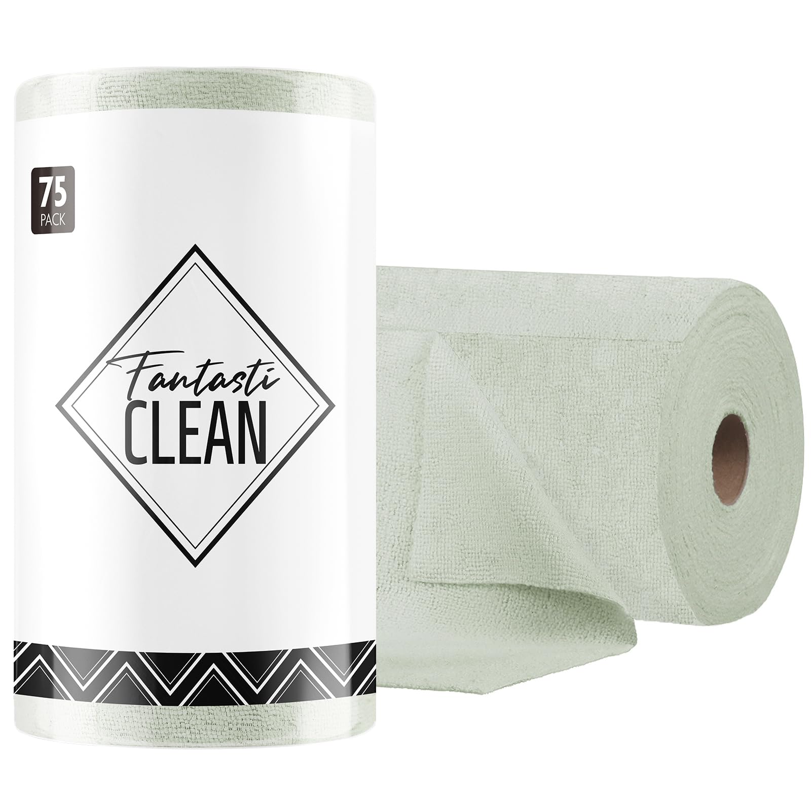 Microfiber Cleaning Cloth Roll (75 Count)