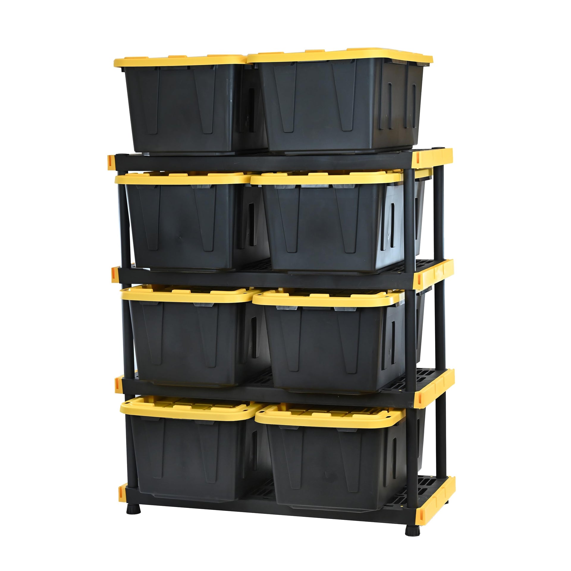 Heavy Duty 4 Tier Garage Storage Shelves + 8