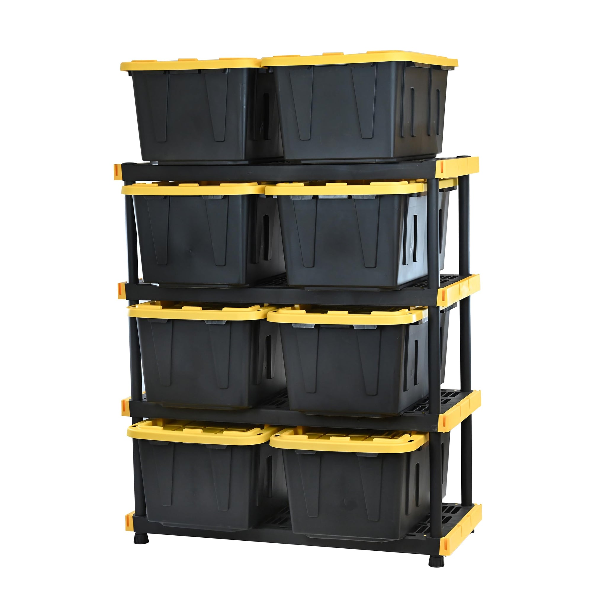 Heavy Duty 4 Tier Garage Storage Shelves + 8