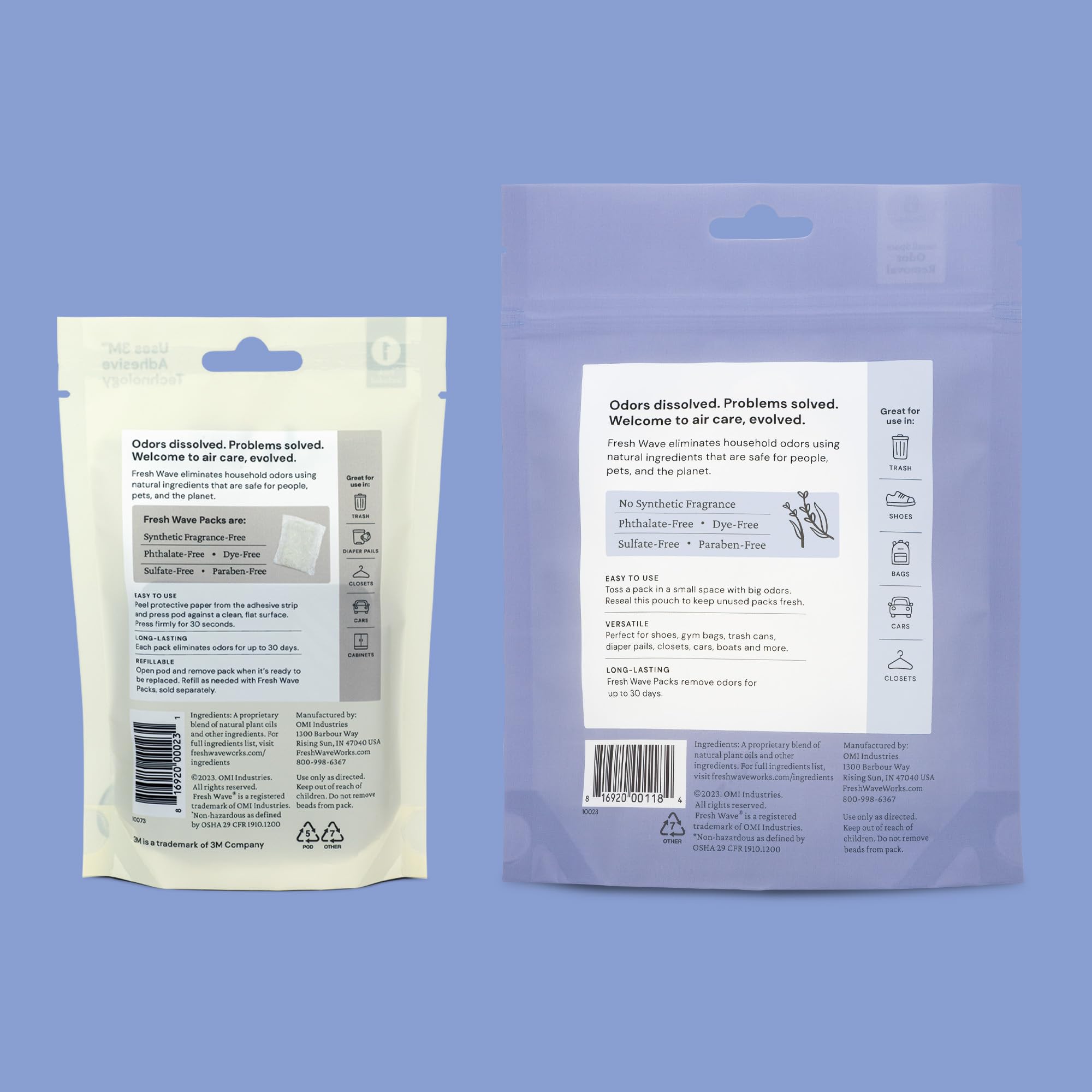 Odor Eliminating Packs (2 Count)