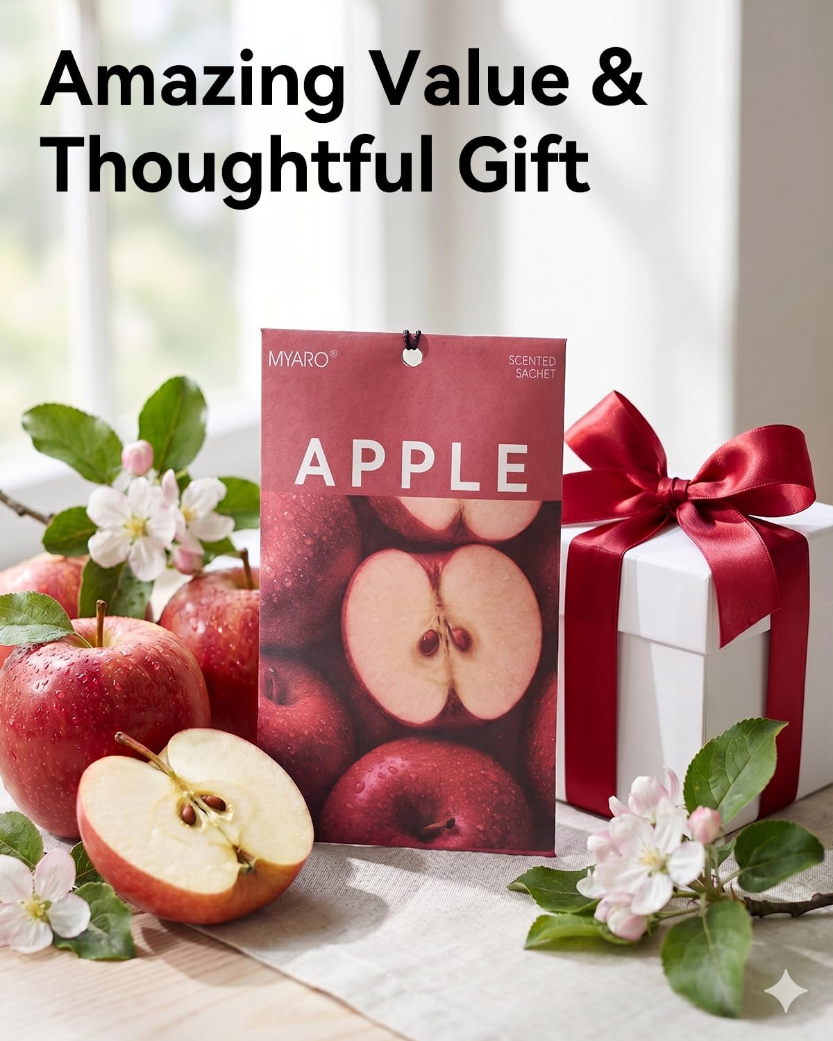 20Pcs Red Apple Scented Sachets (20 Count)