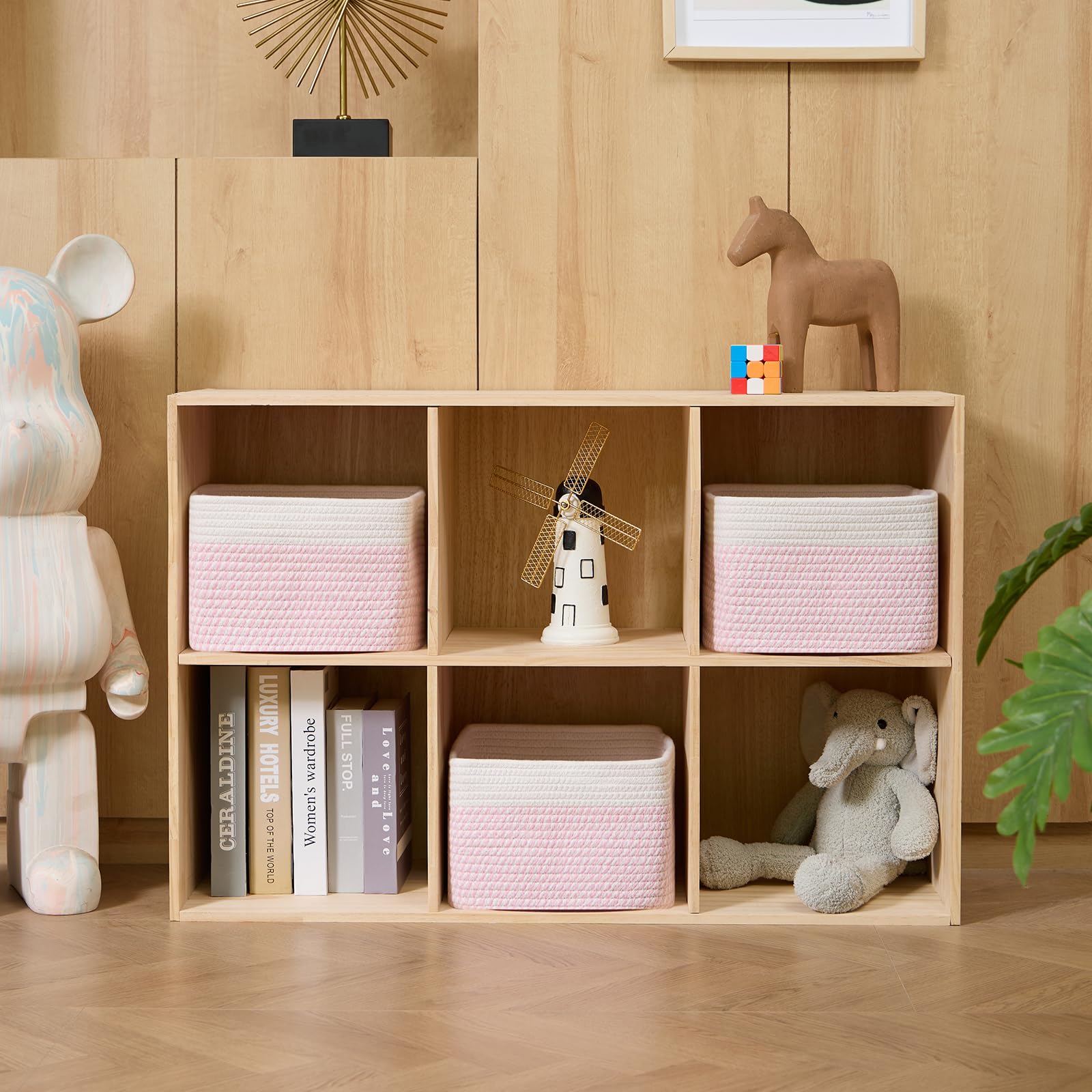 Small Organizing Baskets for Cubes Shelf (3 Count)