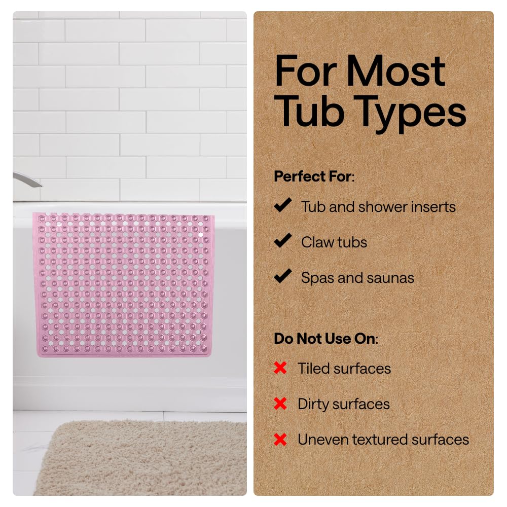 Patented Bath Tub Shower Mat