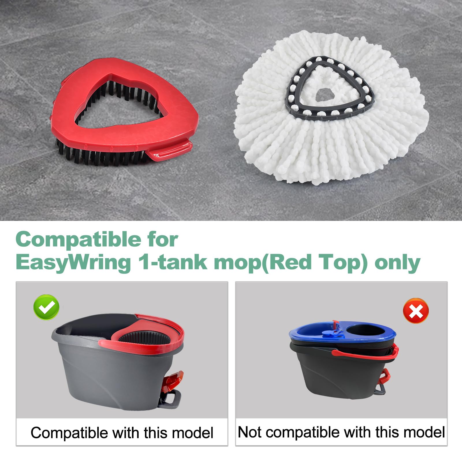 Mop Heads Replacements for Ocedar (5 Count)