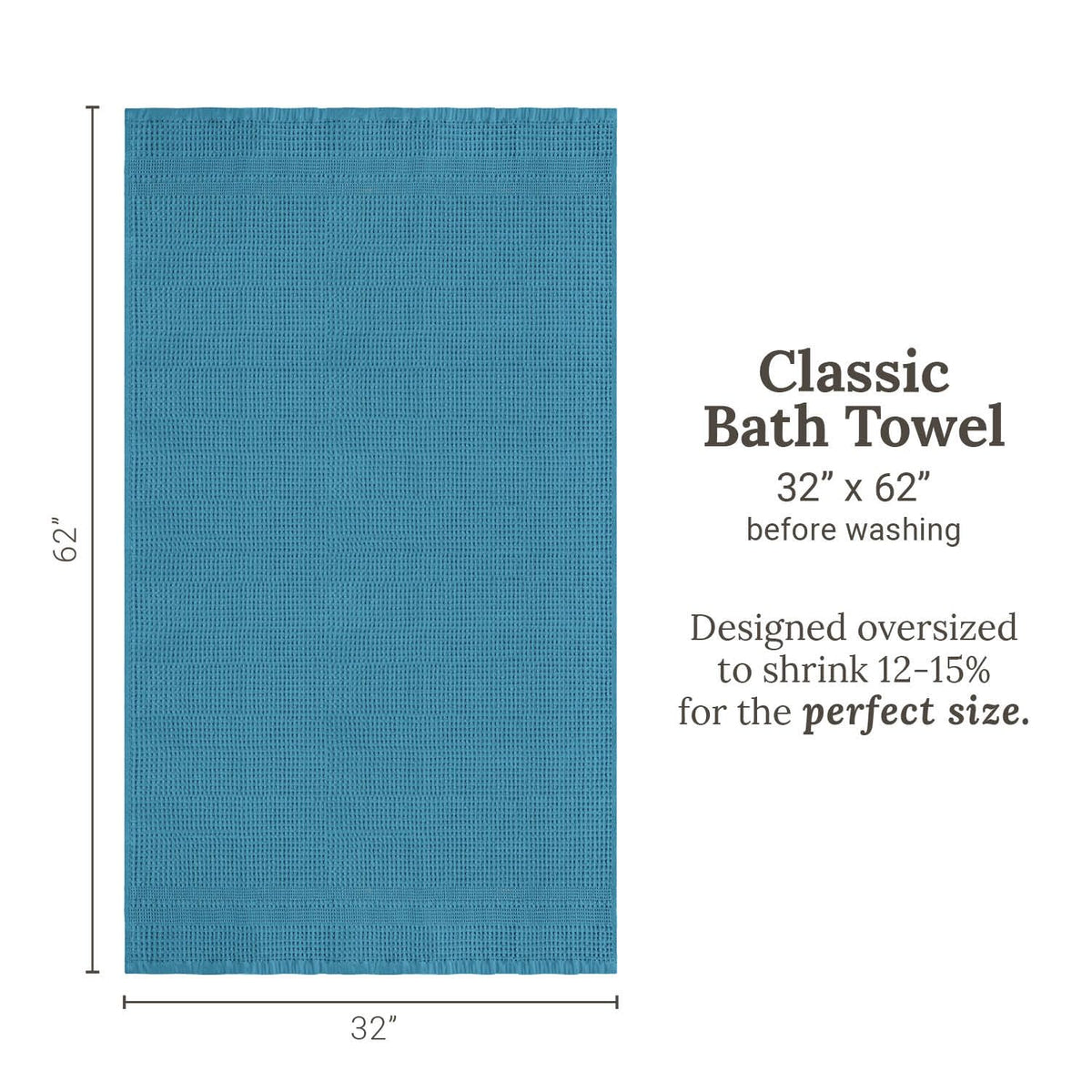Waffle Towels for Bathroom