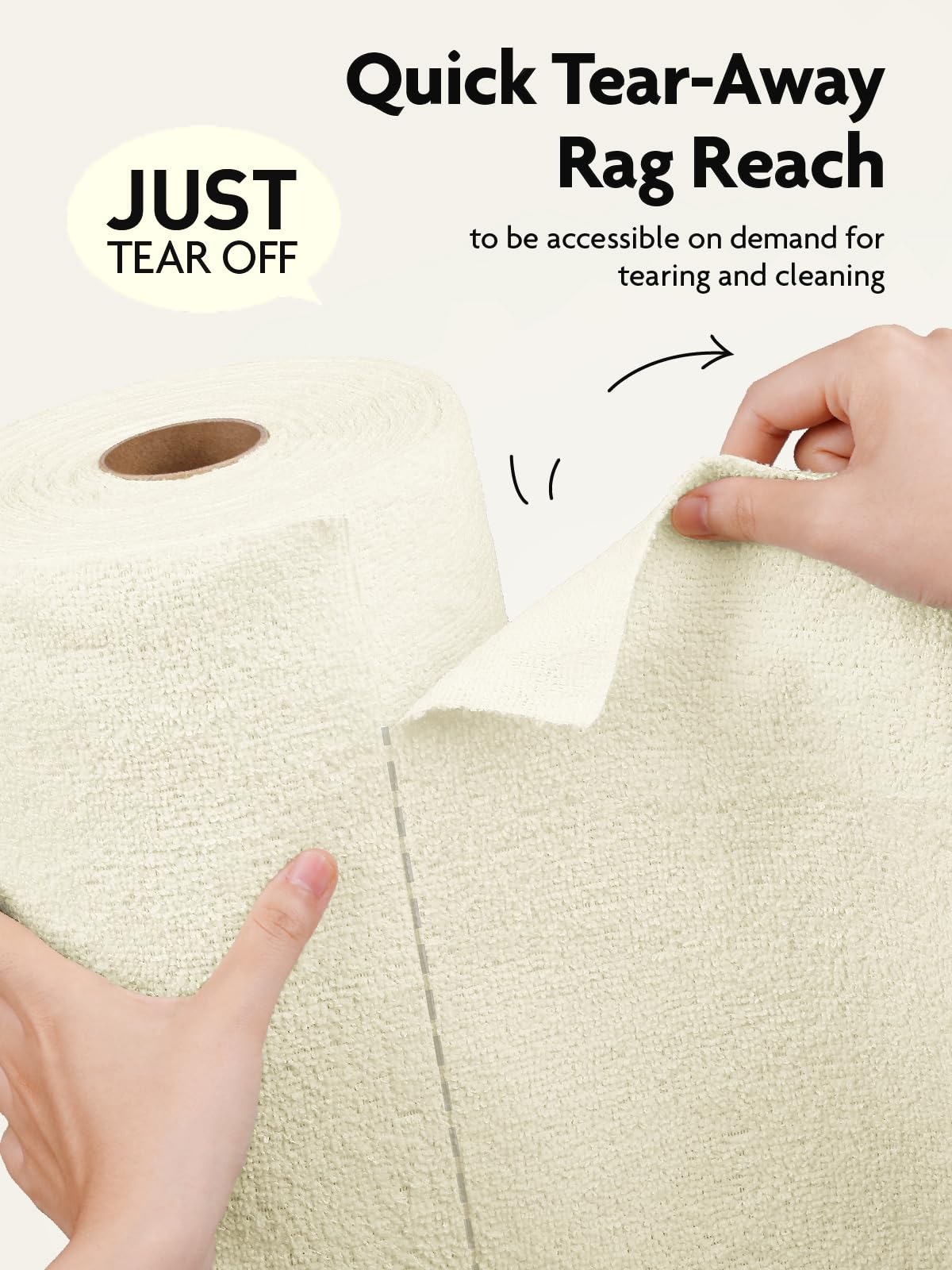 Microfiber Cleaning Cloth Roll (30 Count)