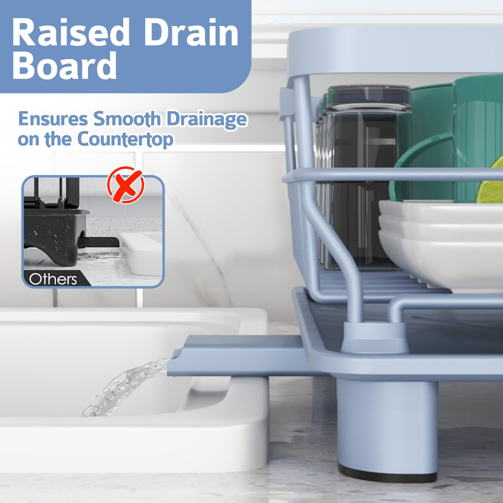 Dish Drying Rack for Kitchen Counter