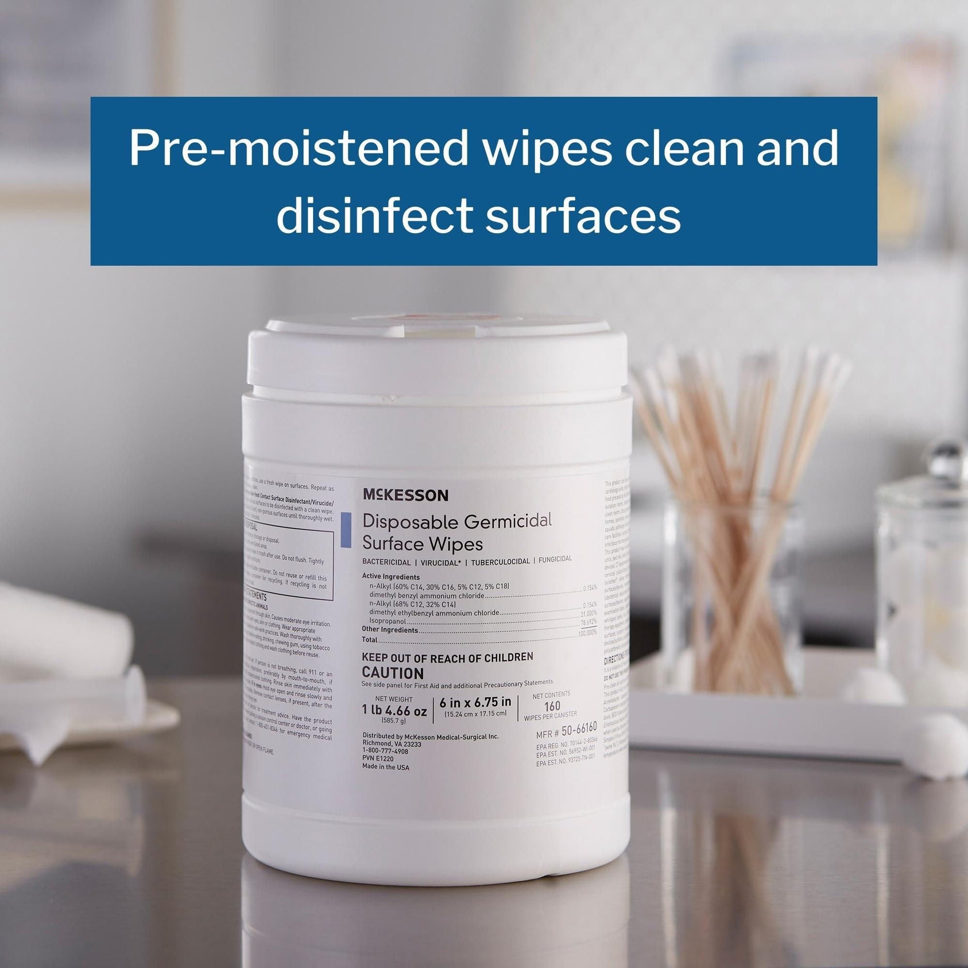 Germicidal Wipes (1920 Count)