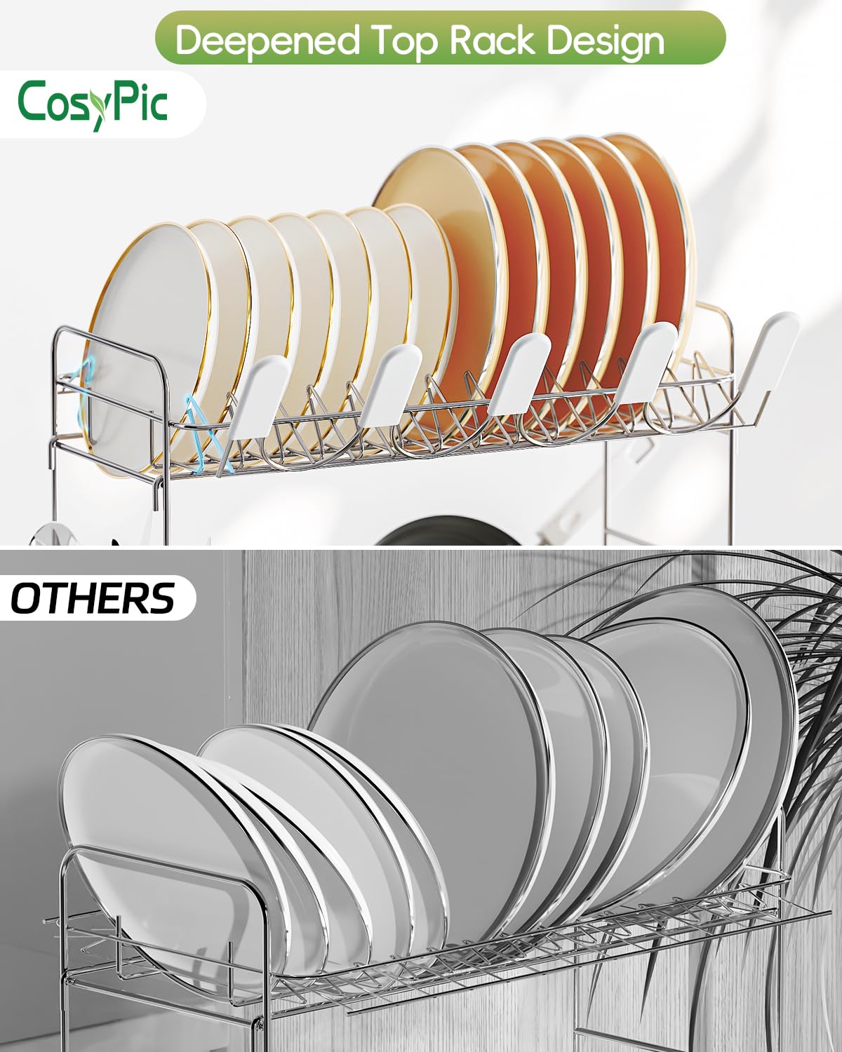 2 Tier Dish Drying Rack