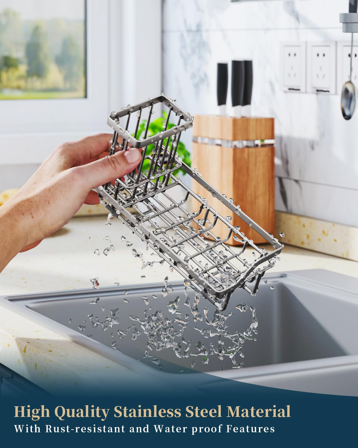 Sponge Holder for Kitchen Sink