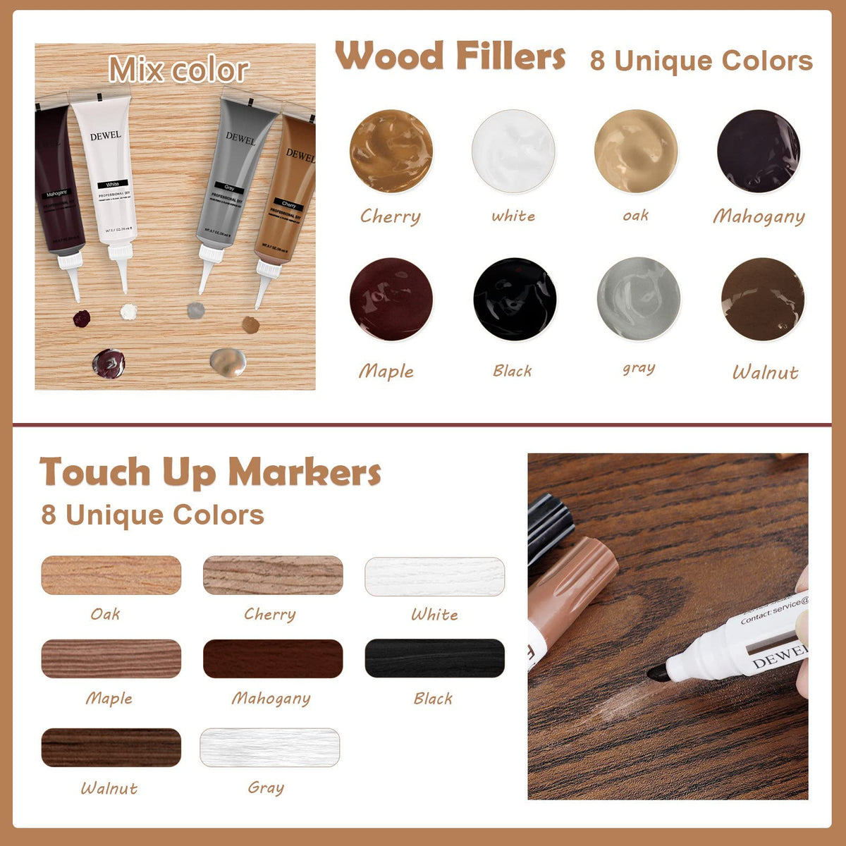 Wood Furniture Repair Kit