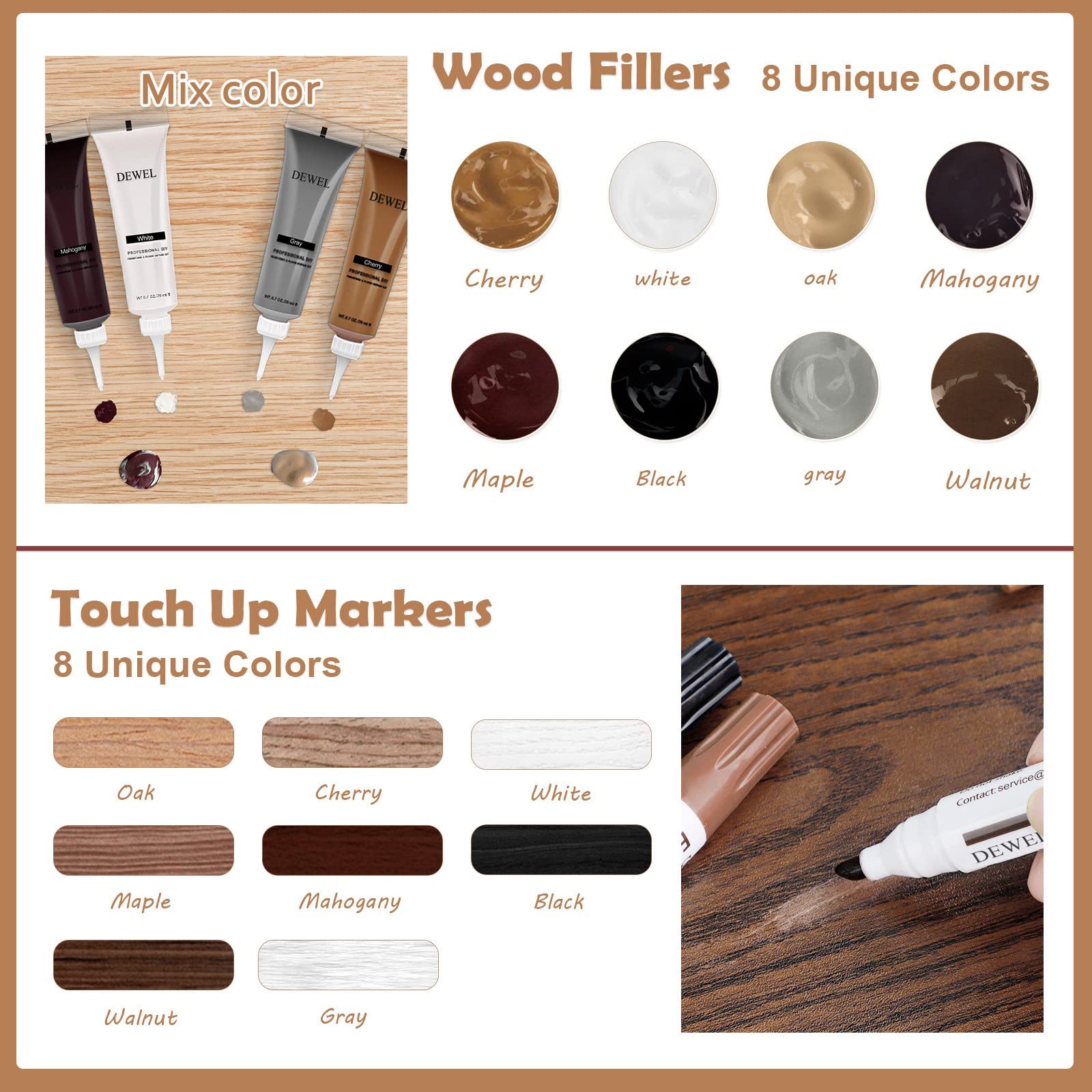 Wood Furniture Repair Kit