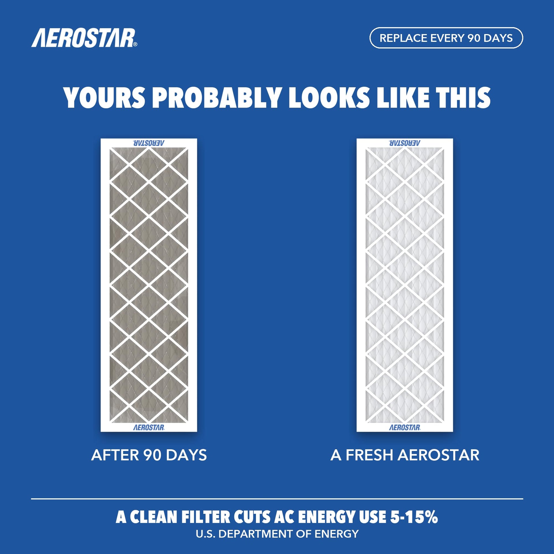 Air Filter 10x24x1 MERV 8 AC Filter (12 Count)