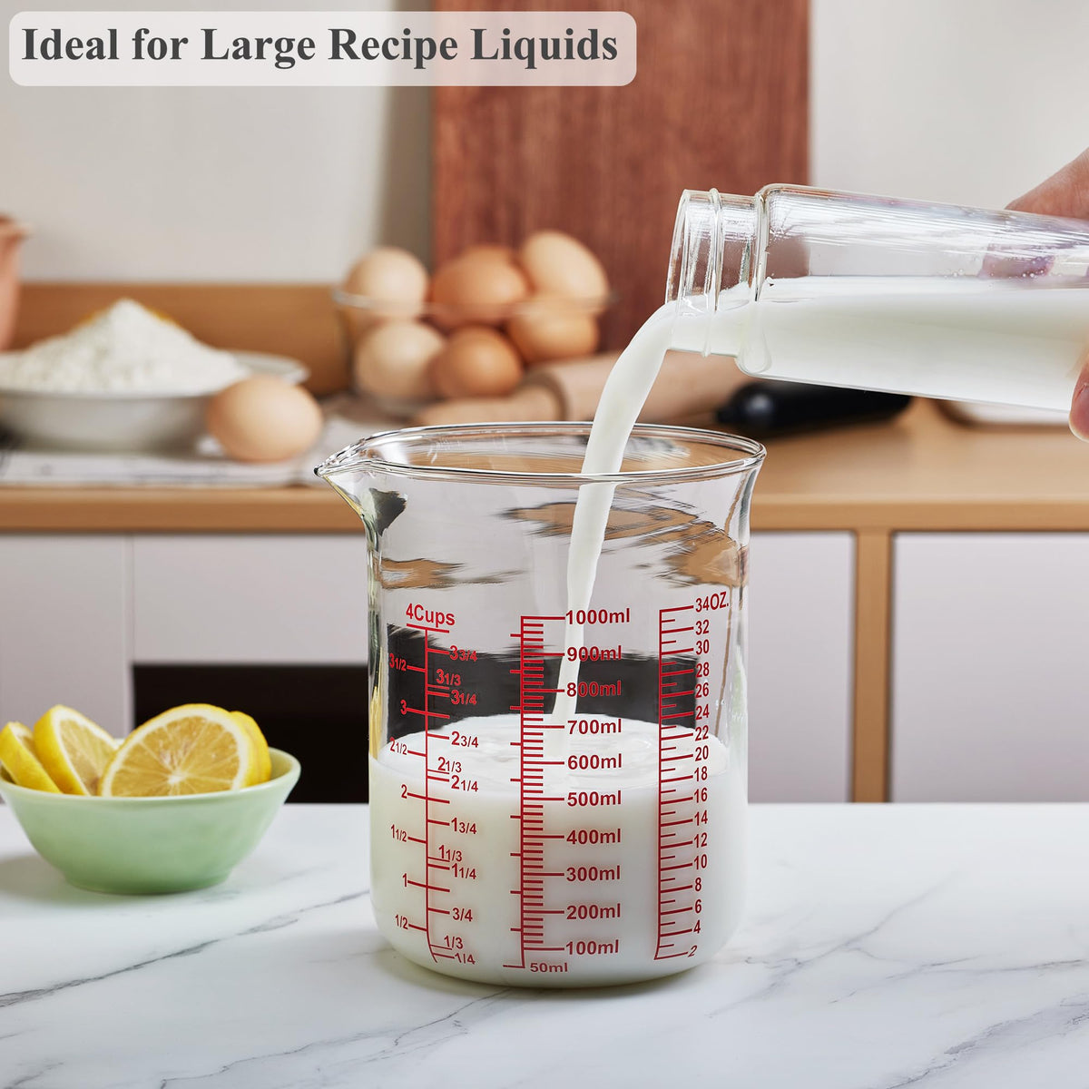 High Borosilicate Glass Measuring Cup
