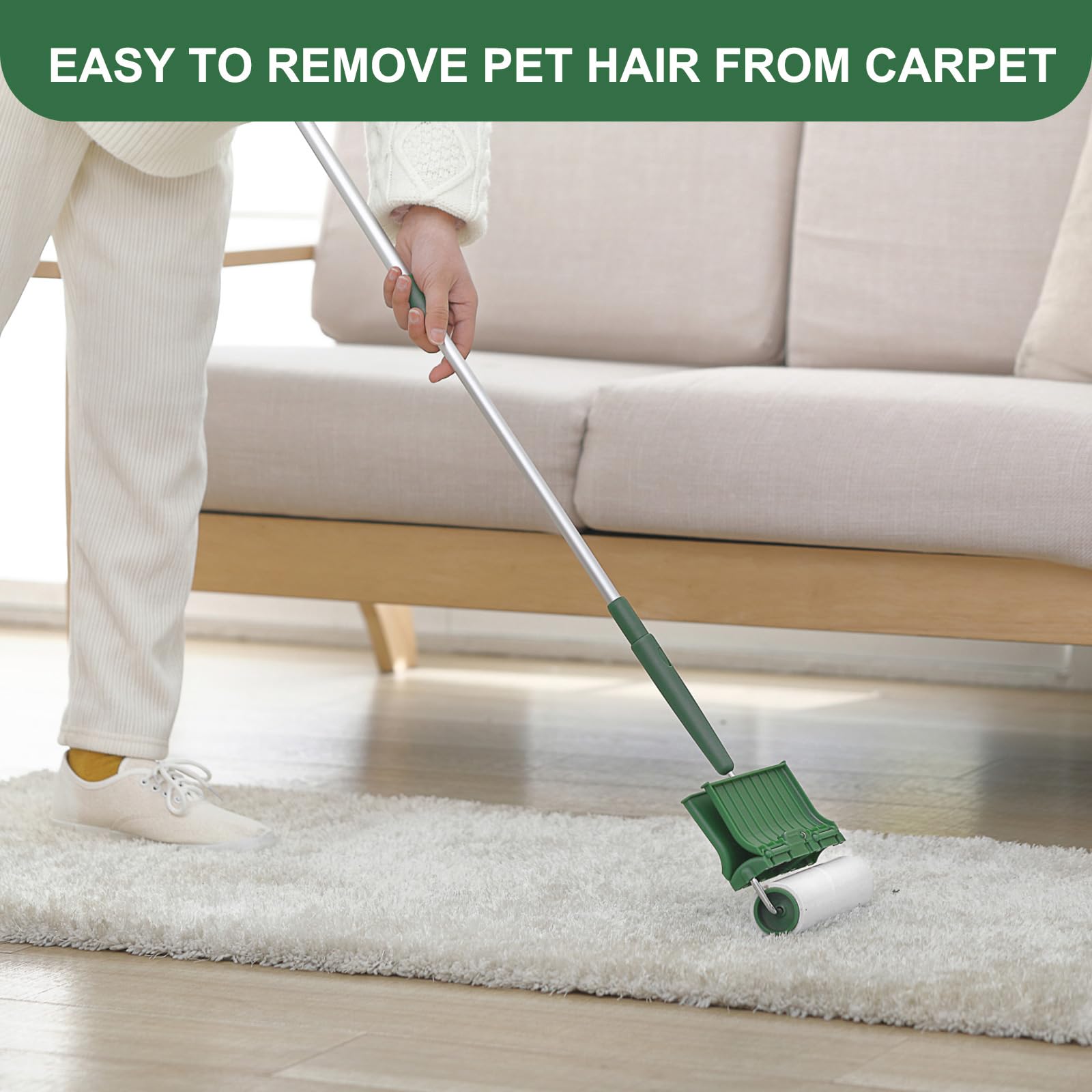 Large Lint Rollers Pet Hair Extra Sticky Furniture