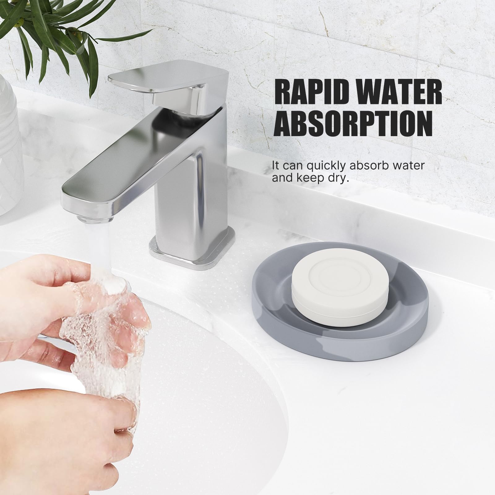 Diatomite Soap Dish Holder