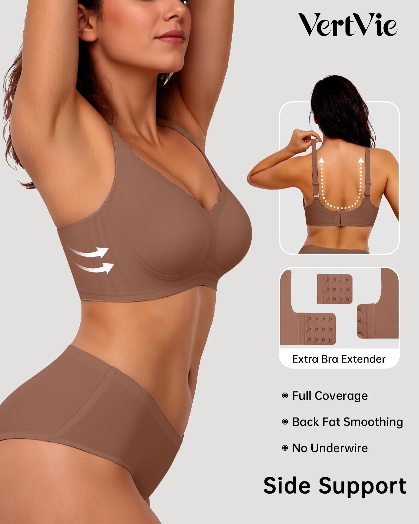 Seamless Jelly Bra No Underwire Supportive Bralette