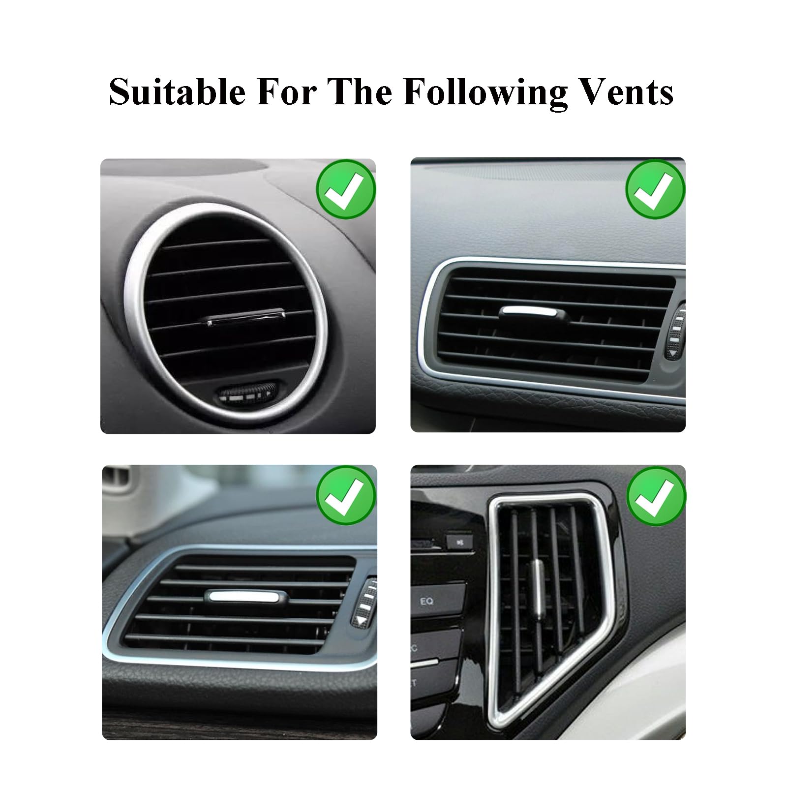 6pcs Flowers Car Decor (6 Count)