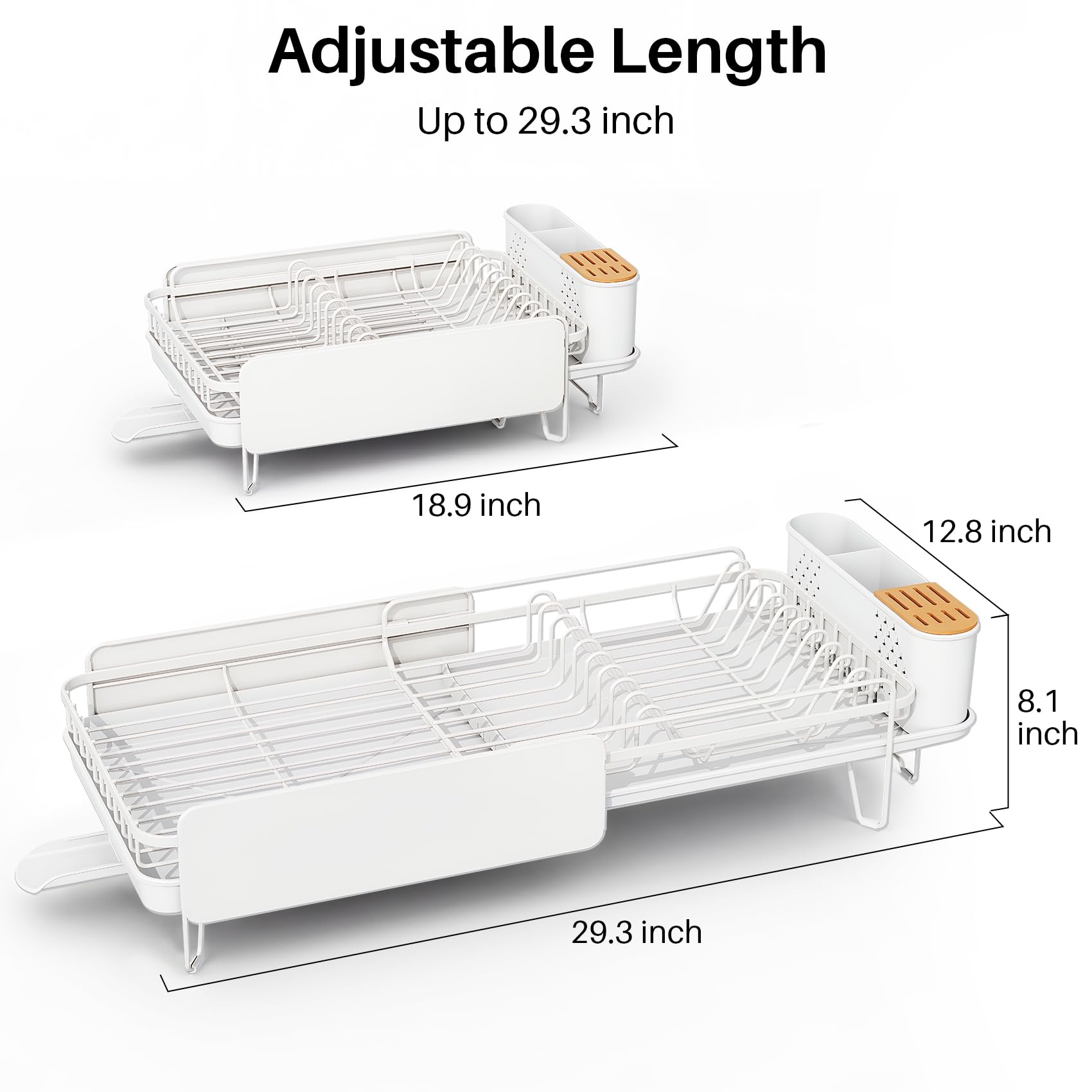Large Dish Drying Rack for Kitchen Counter