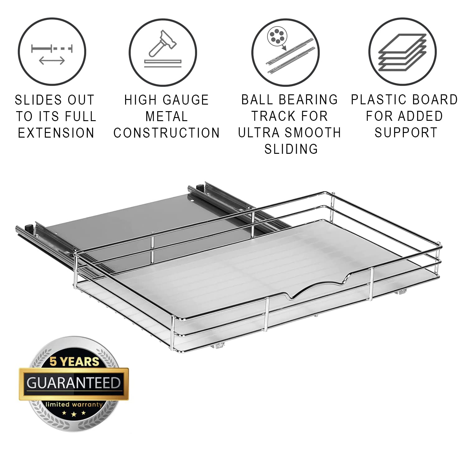 Pull Out Cabinet Spice Rack Organizer