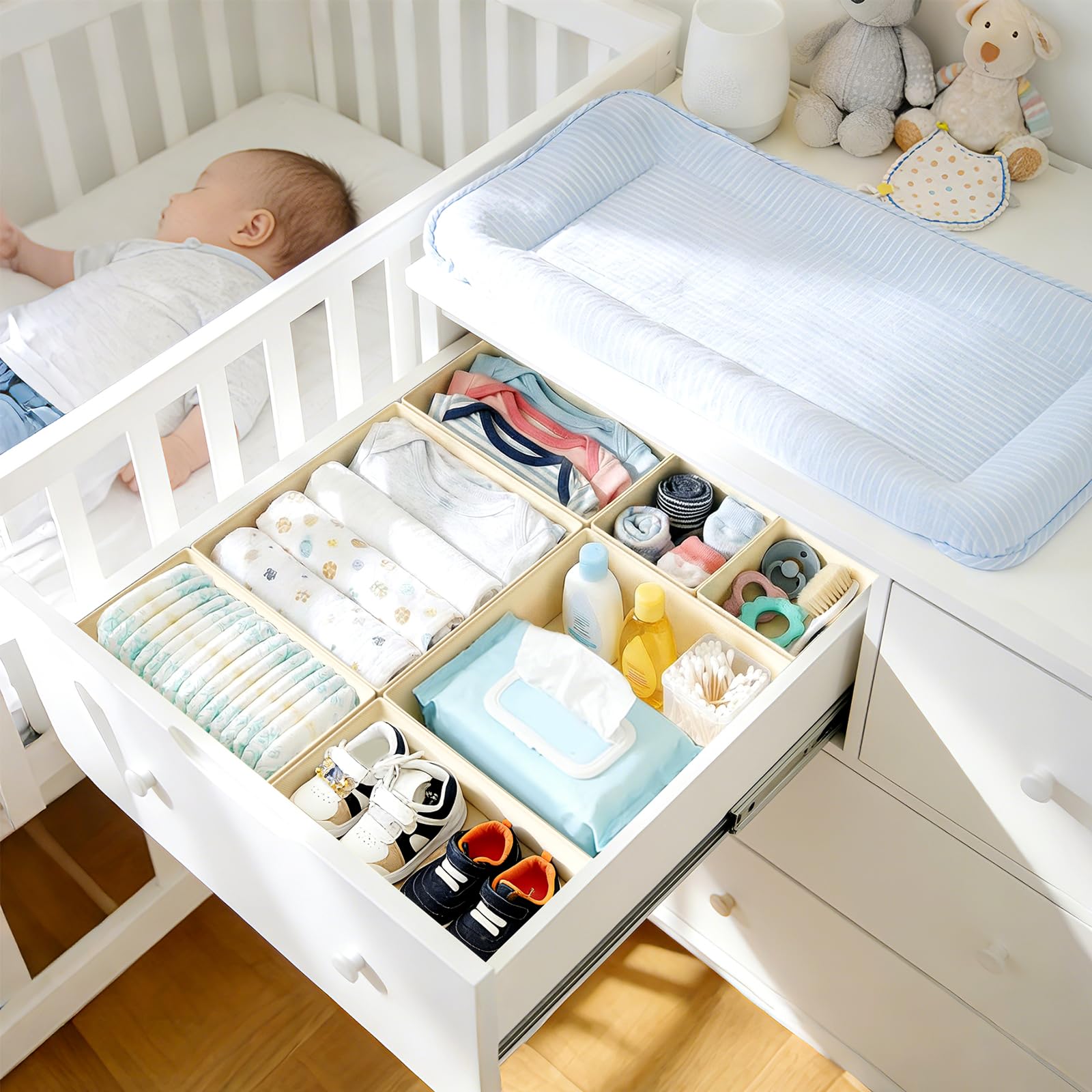 Drawer Organizer Clothes Storage (30 Count)
