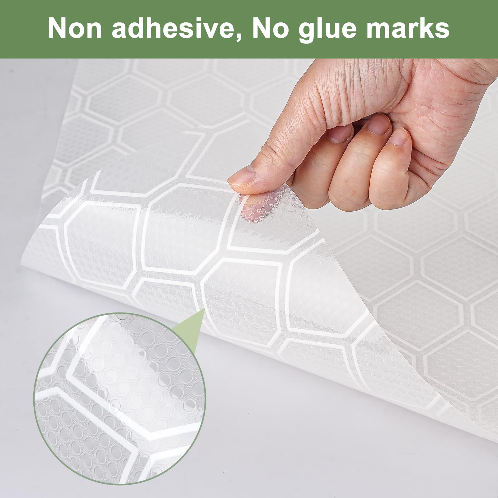 Shelf Liner Refrigerator Drawer Liners for Kitchen Cabinets